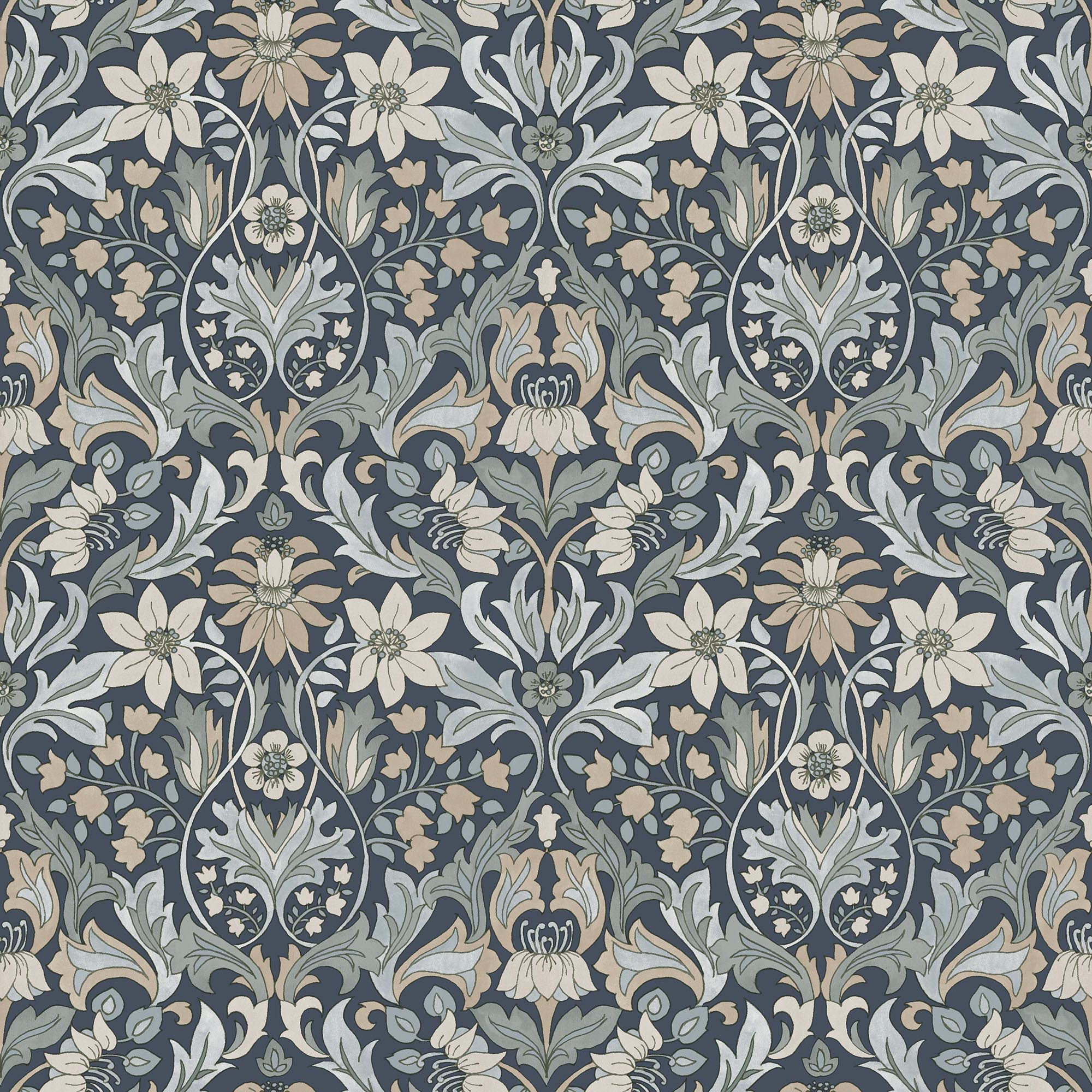 Boråstapeter Timeless Traditions Blomsterfröjd 3292 Behang