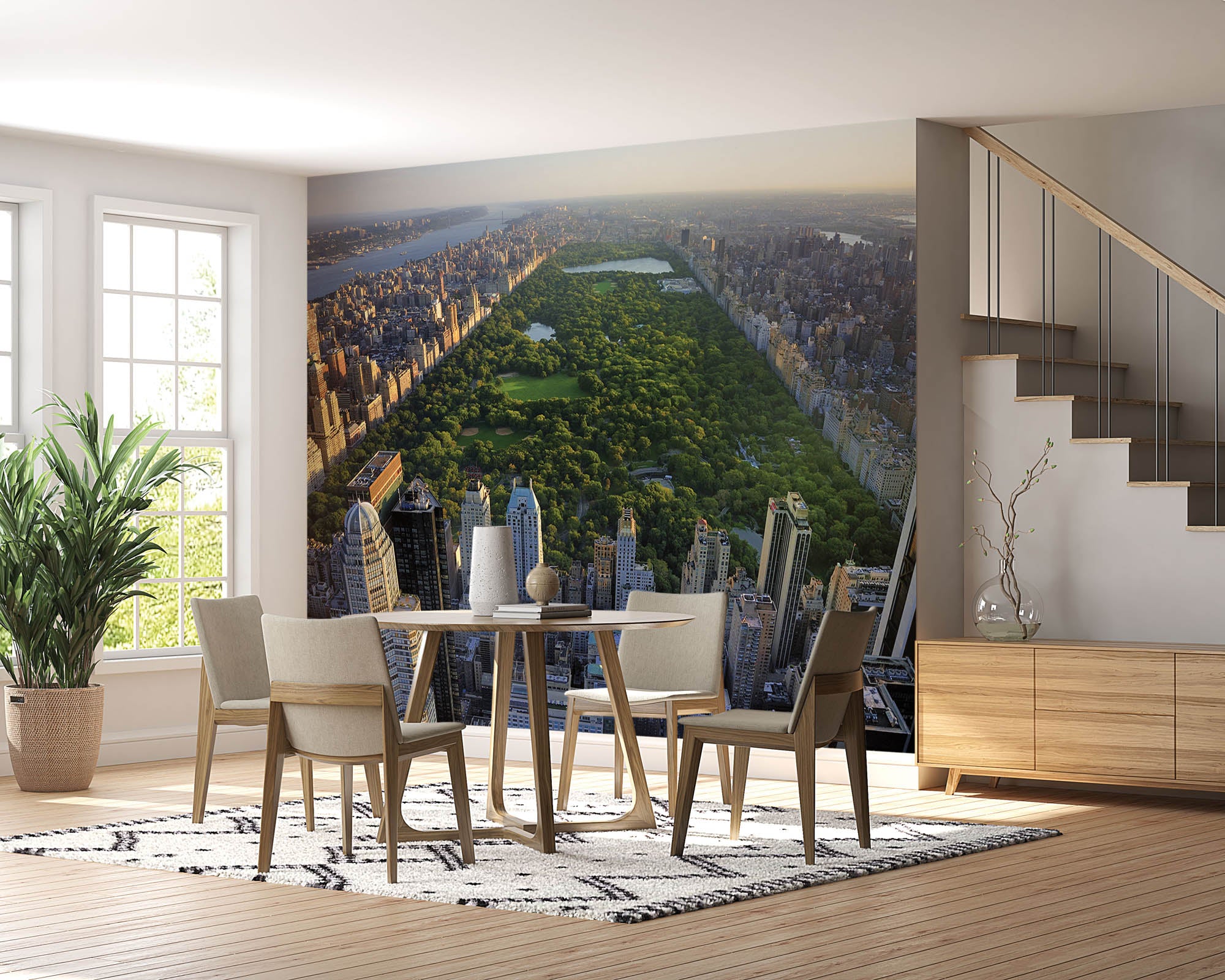 Bovenaanzicht Central Park - LW00309 Fotobehang