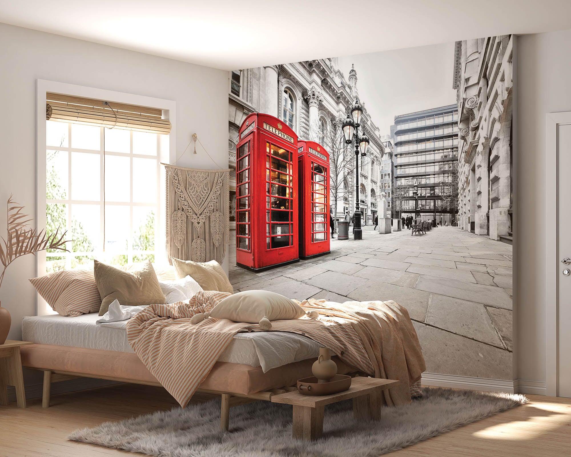 Britse telefooncel - LW00347 Fotobehang