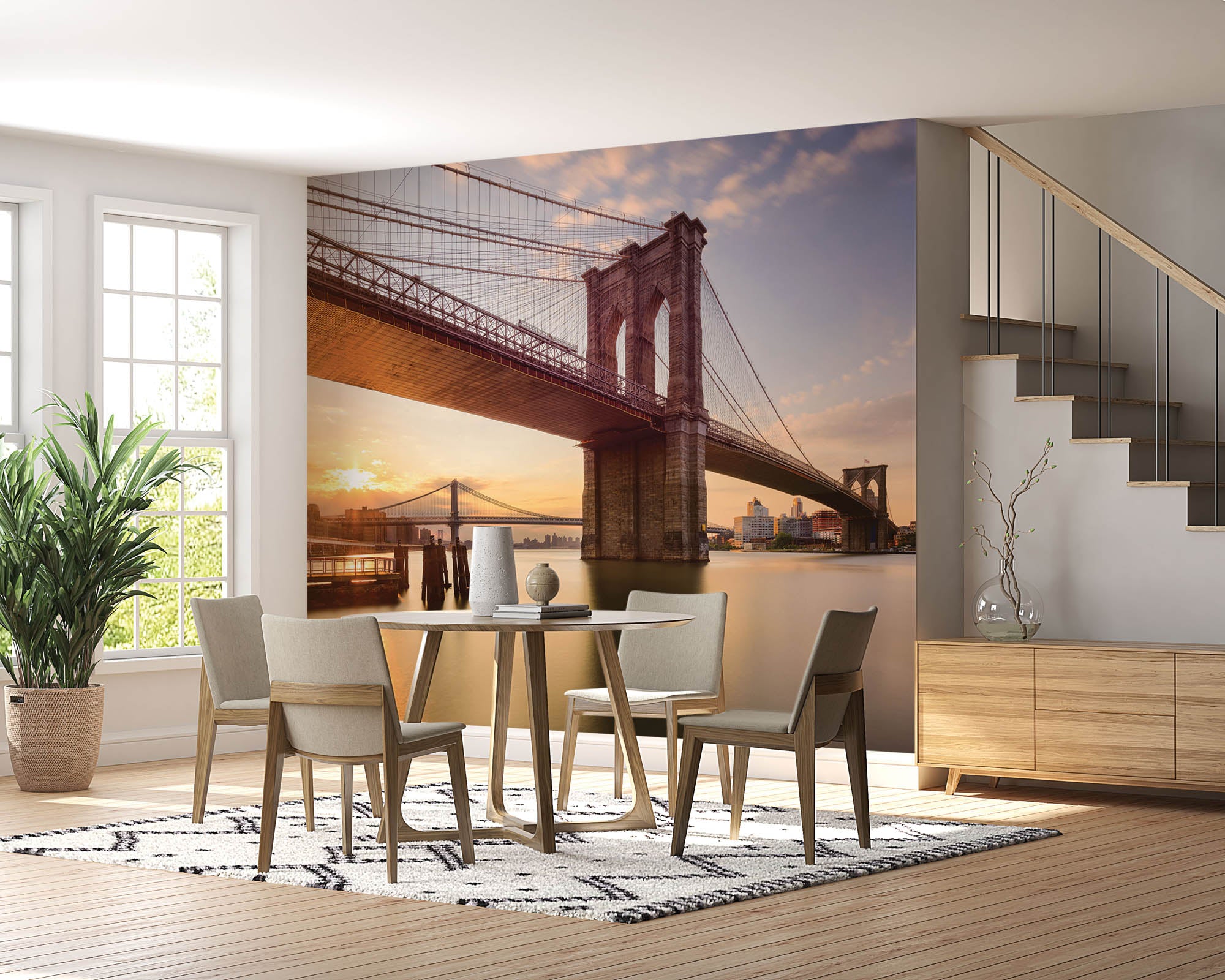 Brooklyn brug New York - LW00326 Fotobehang
