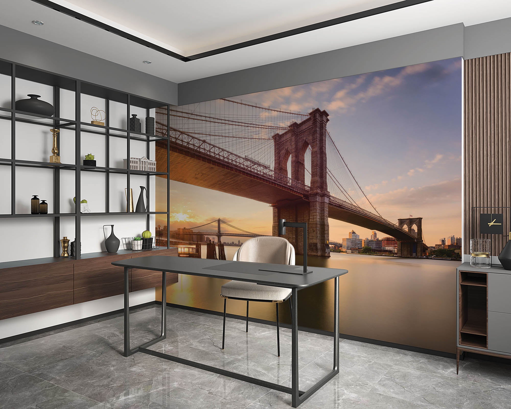 Brooklyn brug New York - LW00326 Fotobehang