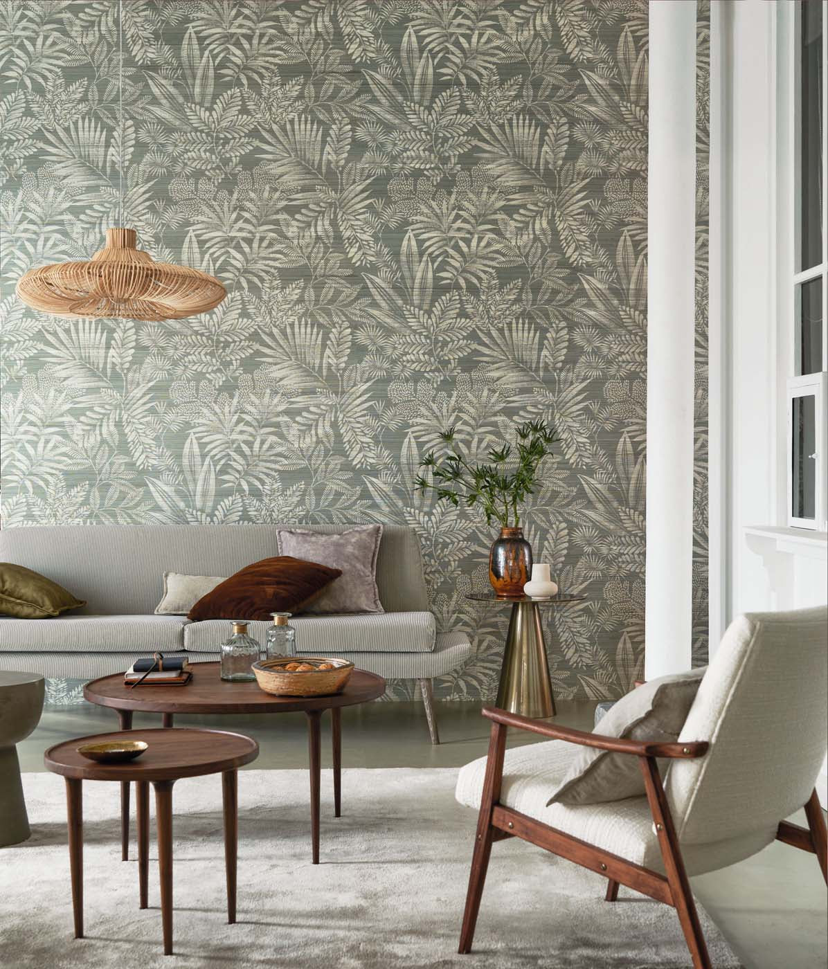 Casamance Sisalana Mandrare - 70865284 Behang