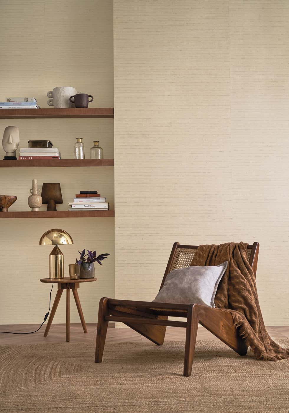 Casamance Sisalana Striata - 70882760 Behang