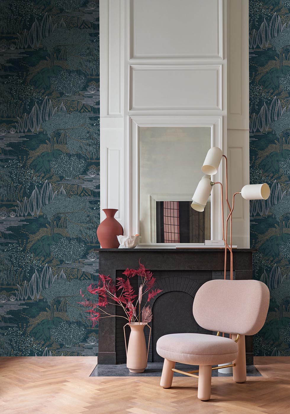 Casamance Square Jasmin Jasmin - 75680304 Behang