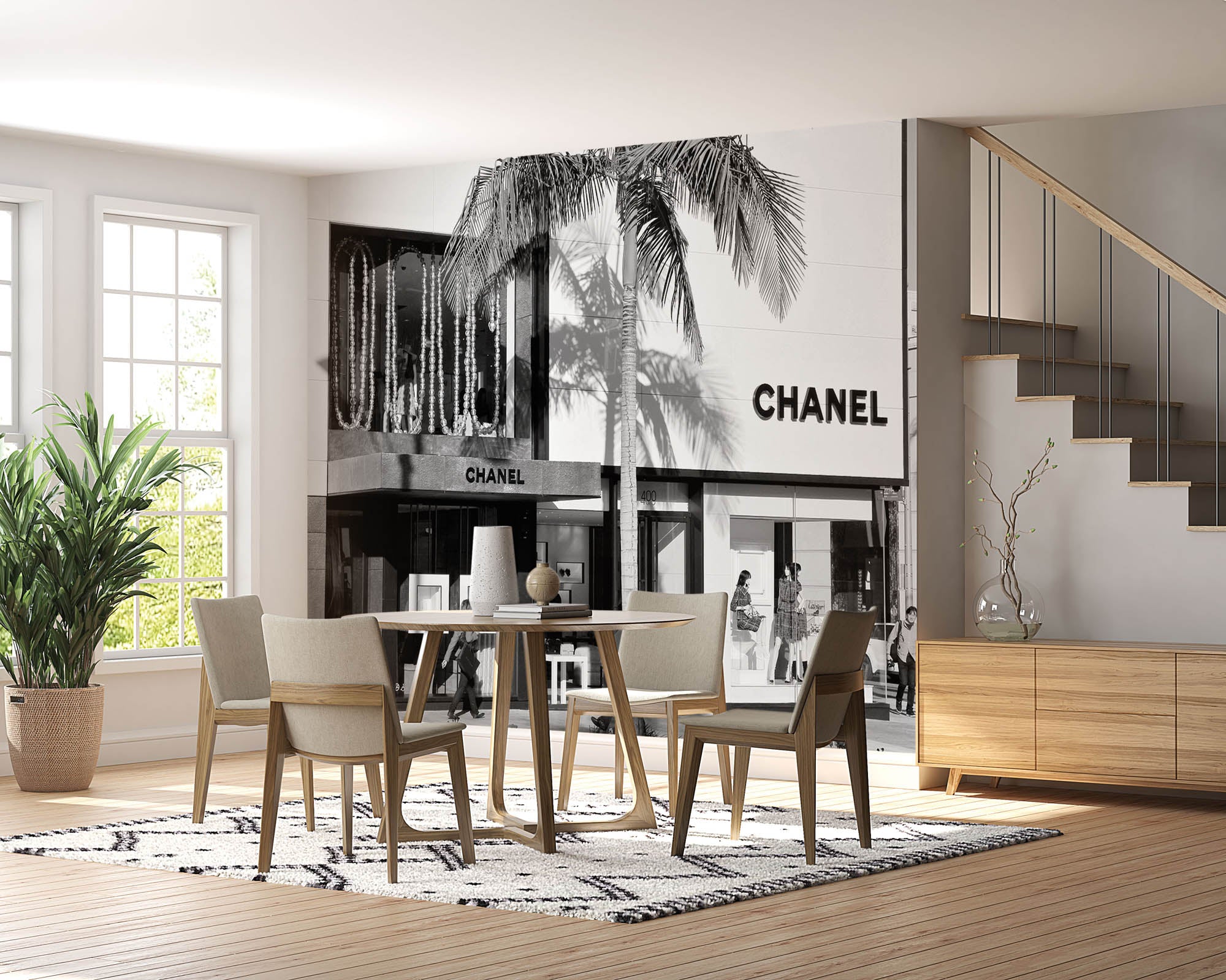 Chanel store - LW00432 Fotobehang