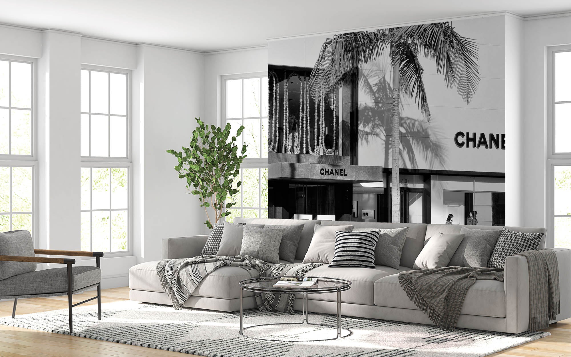 Chanel store - LW00432 Fotobehang