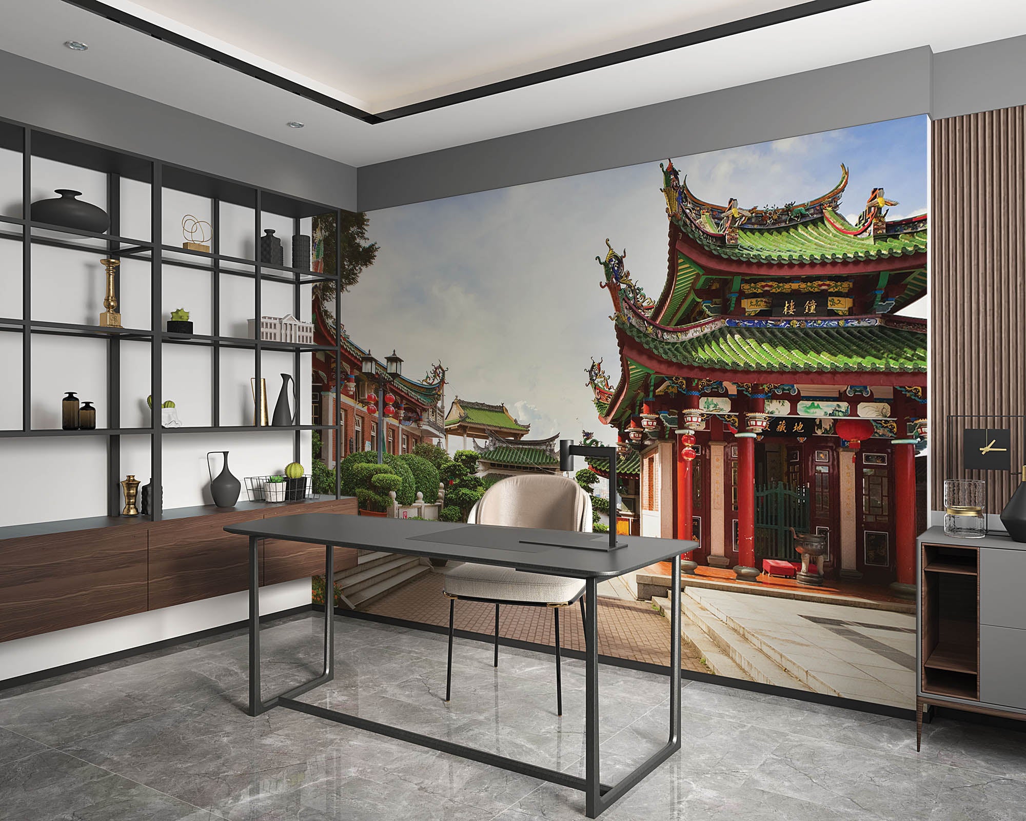 Chinese Tempel - LW00077 Fotobehang