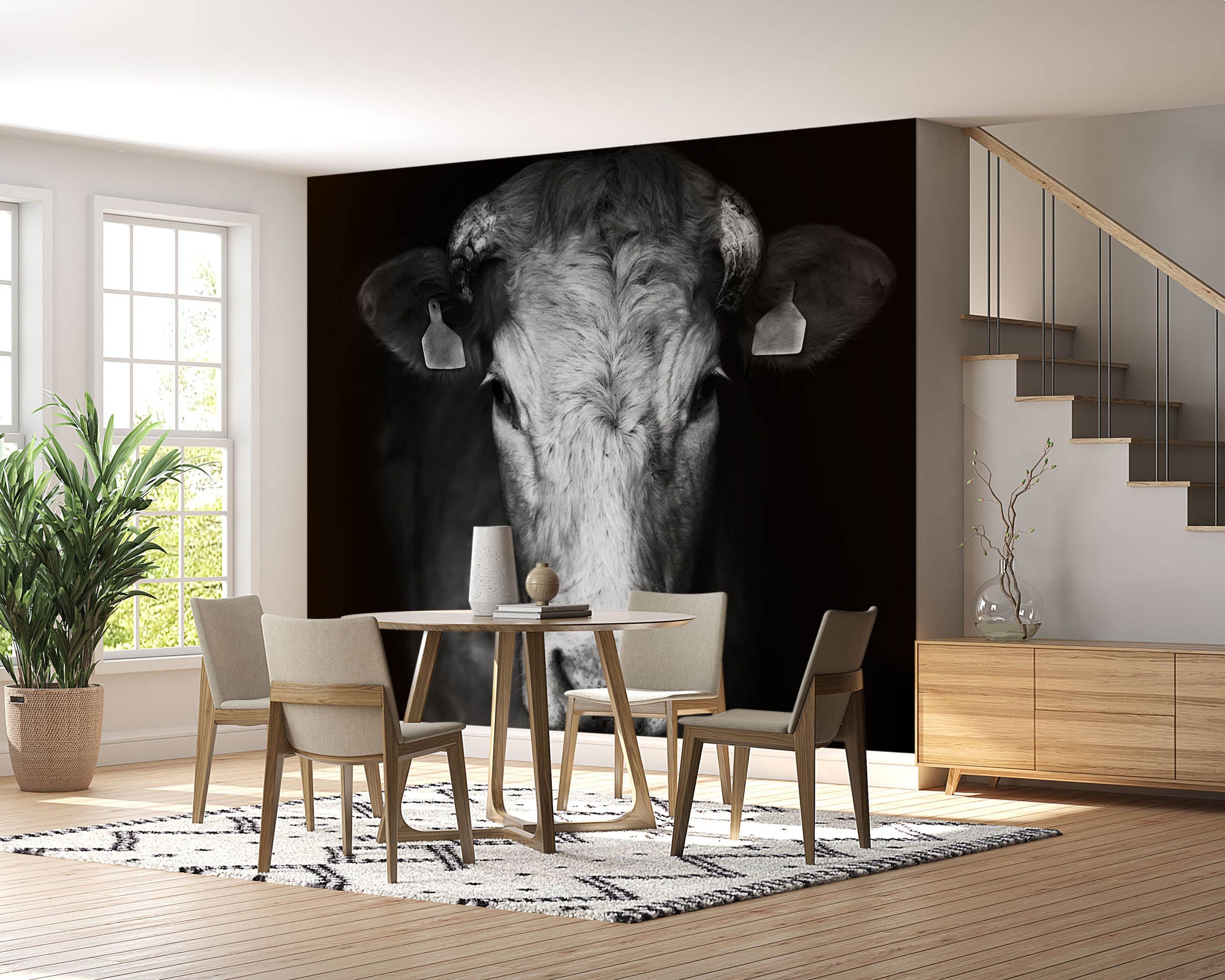 Close-up koe - LW00232 Fotobehang