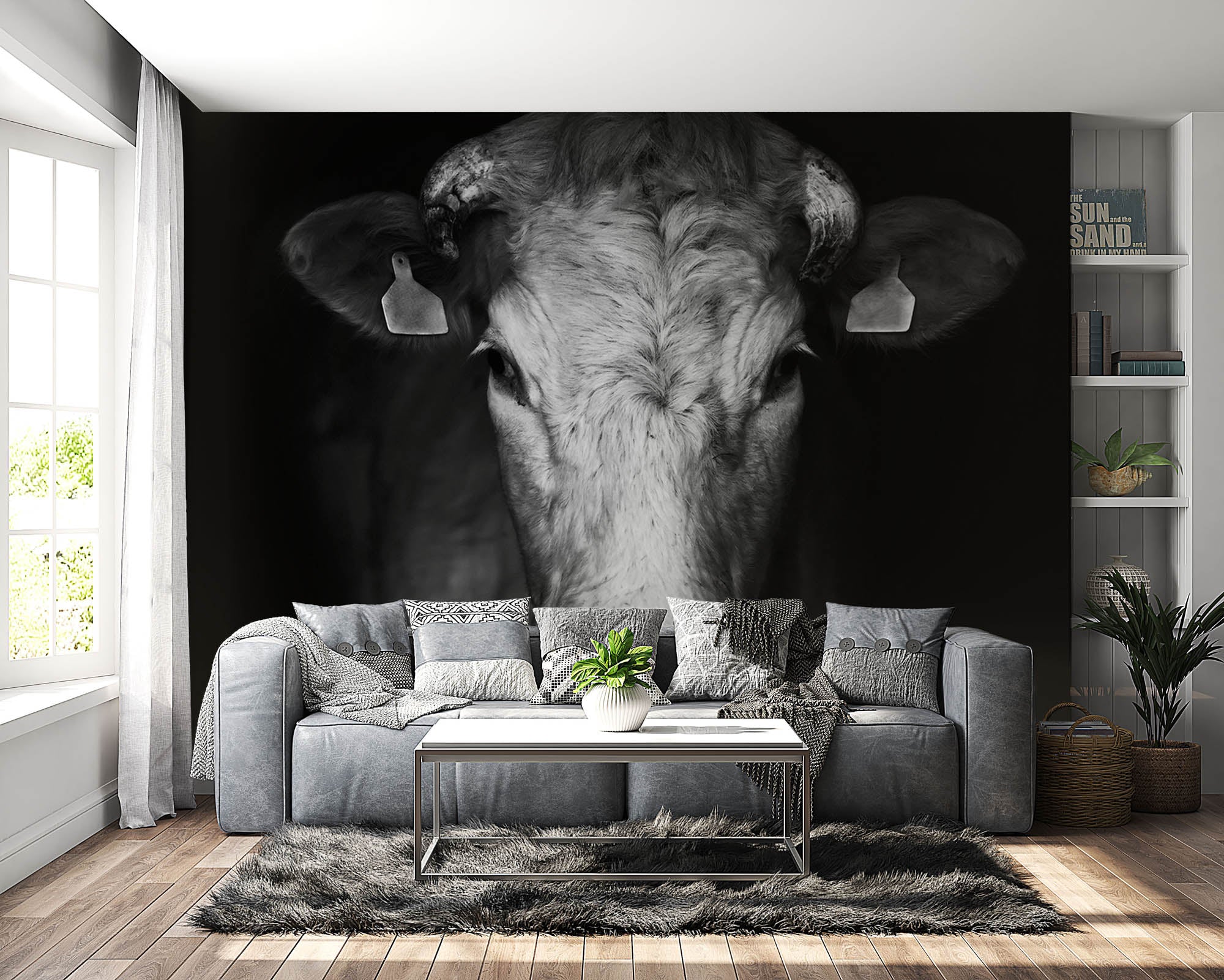 Close-up koe - LW00232 Fotobehang