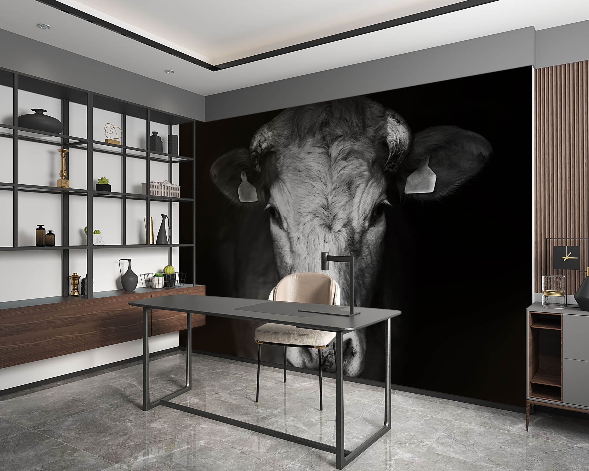 Close-up koe - LW00232 Fotobehang