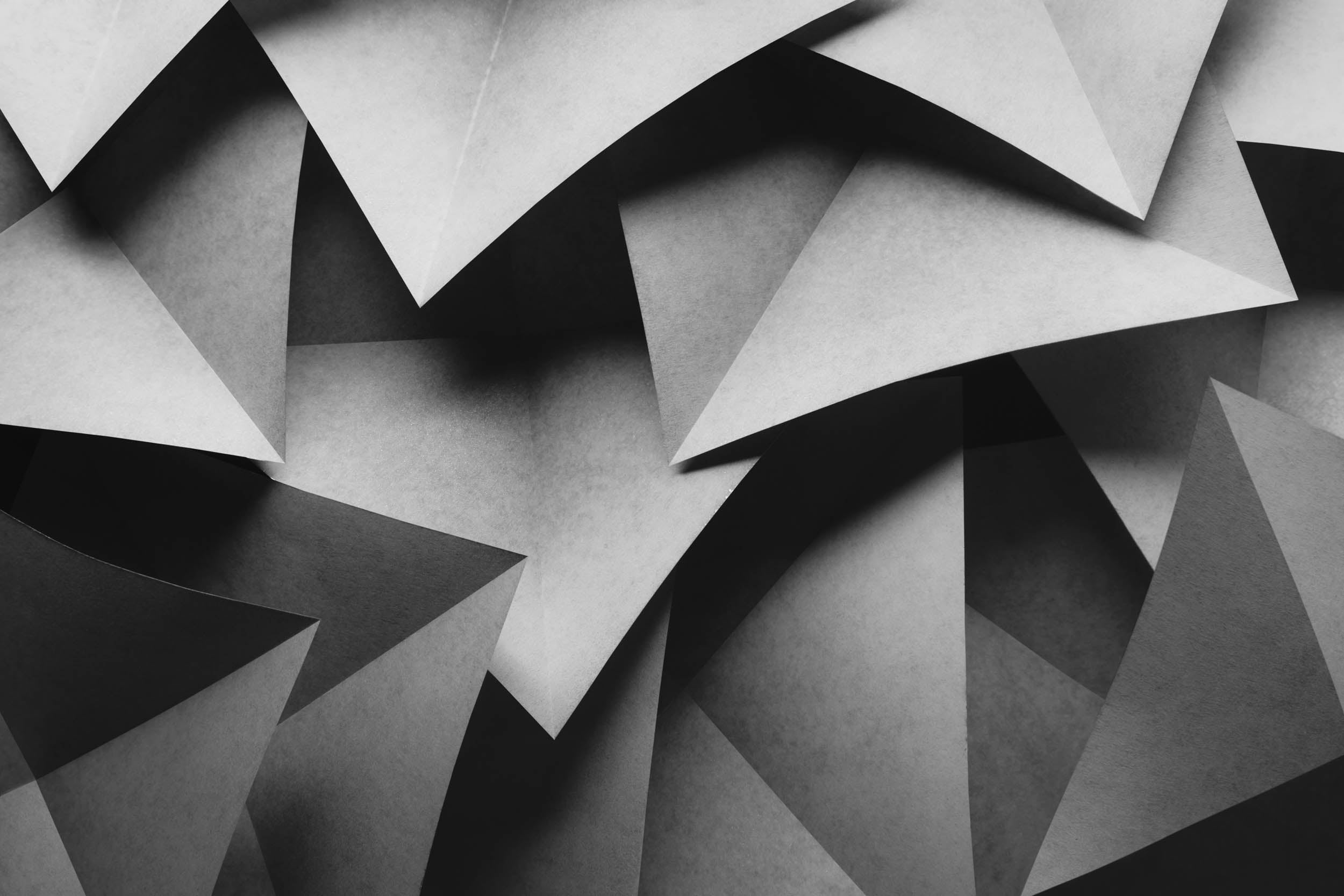 Donkergrijs Geometrisch Patroon - LW00664 Fotobehang