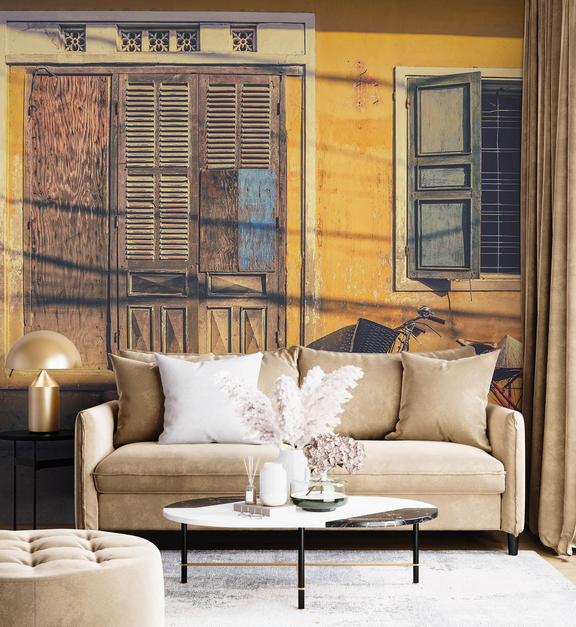 Fiets - LW00097 Fotobehang