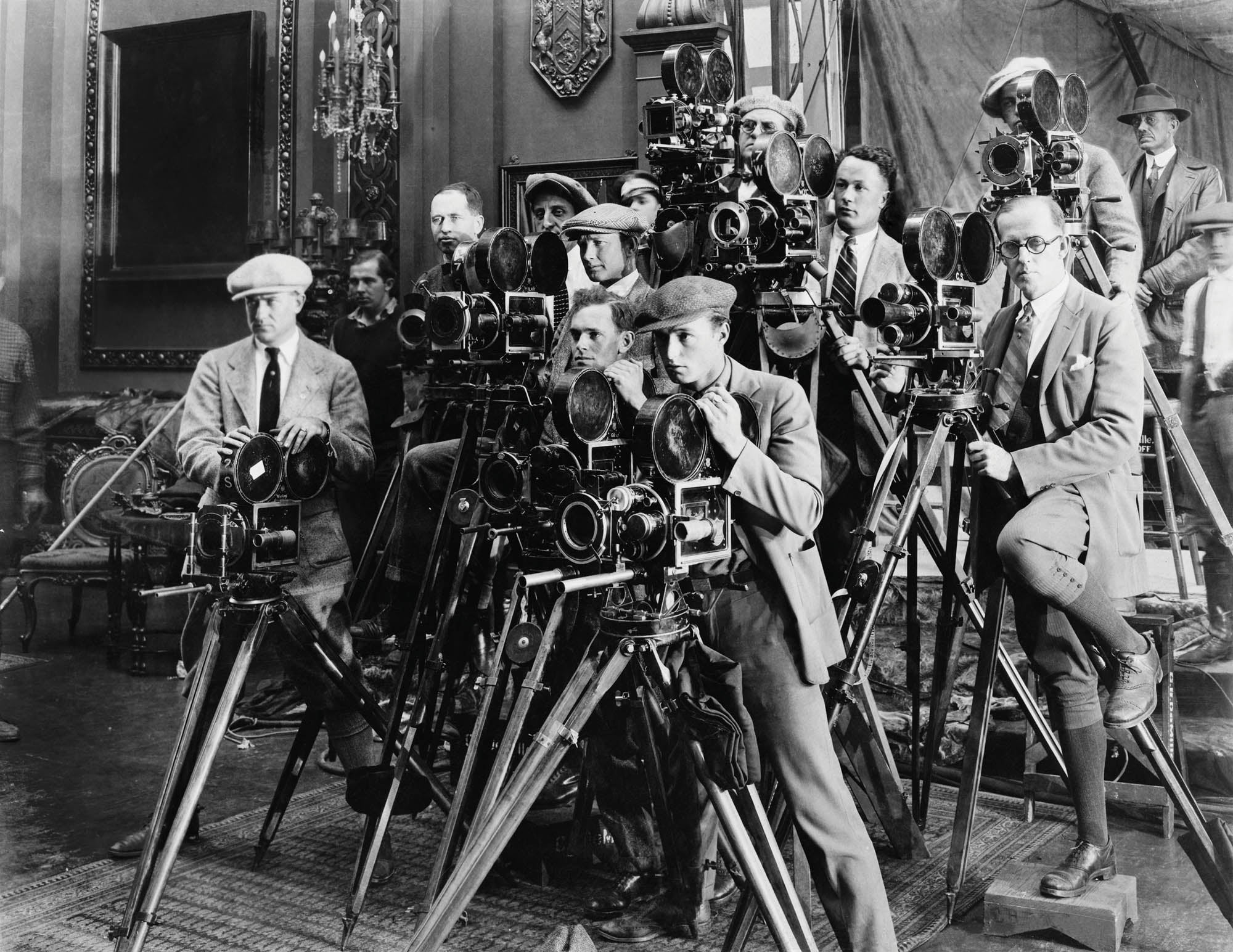 Fotograven met camera's - LW00404 Fotobehang