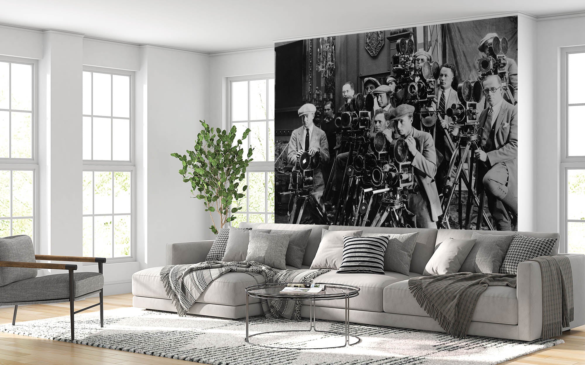 Fotograven met camera's - LW00404 Fotobehang