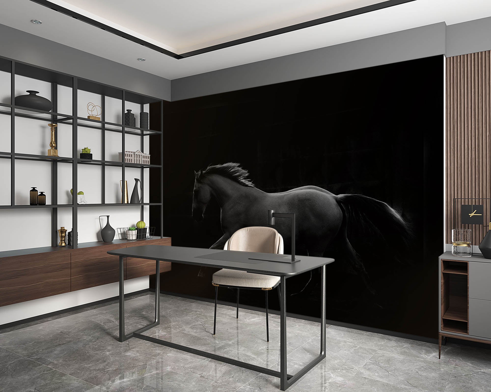 Galopperend paard - LW00219 Fotobehang