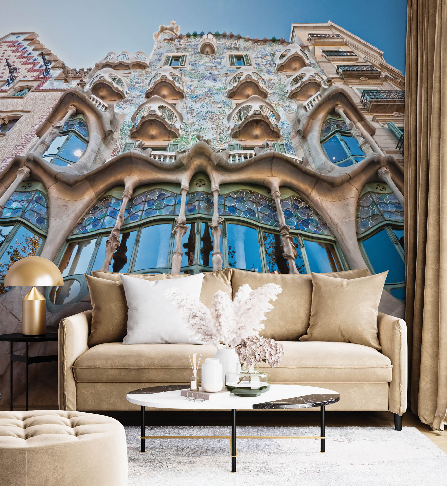 Gebouw Casa Batllo - LW00008 Fotobehang