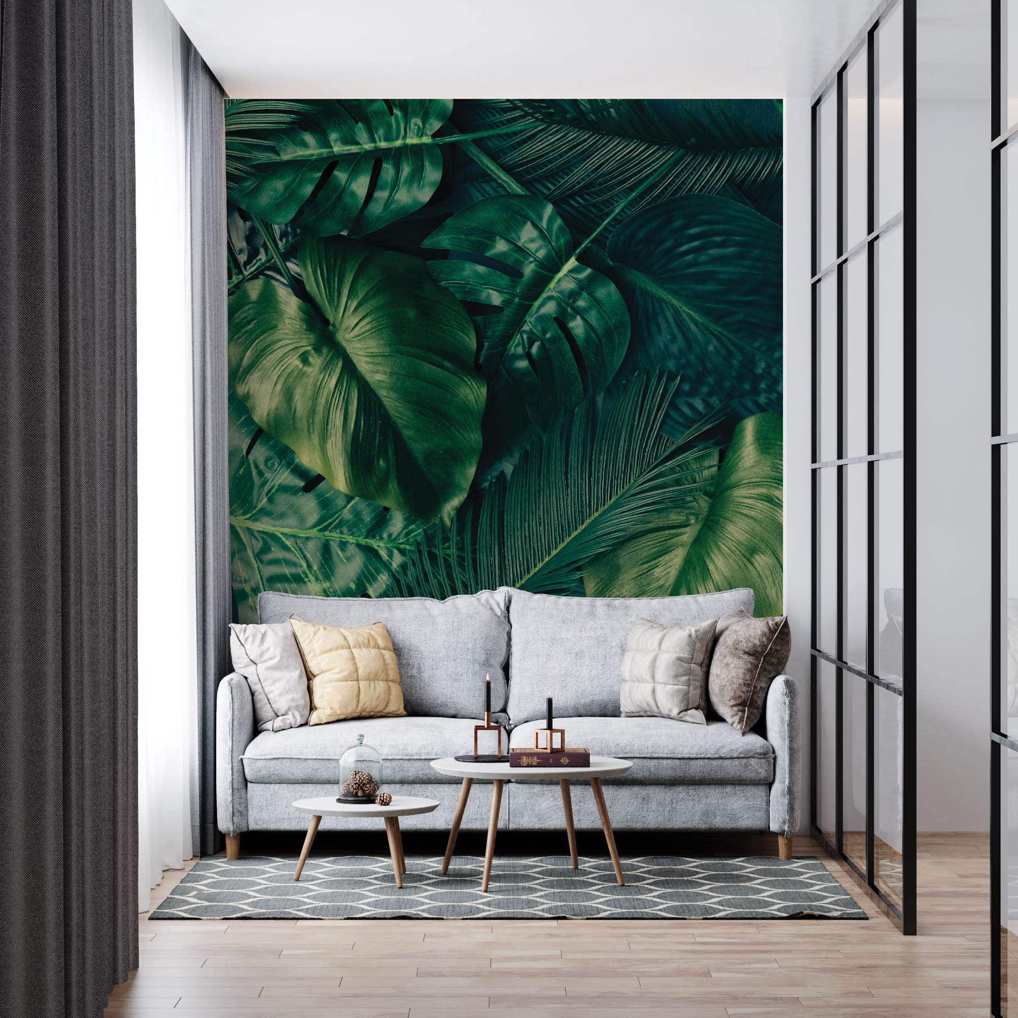 Groene bladeren - LW00273 Fotobehang