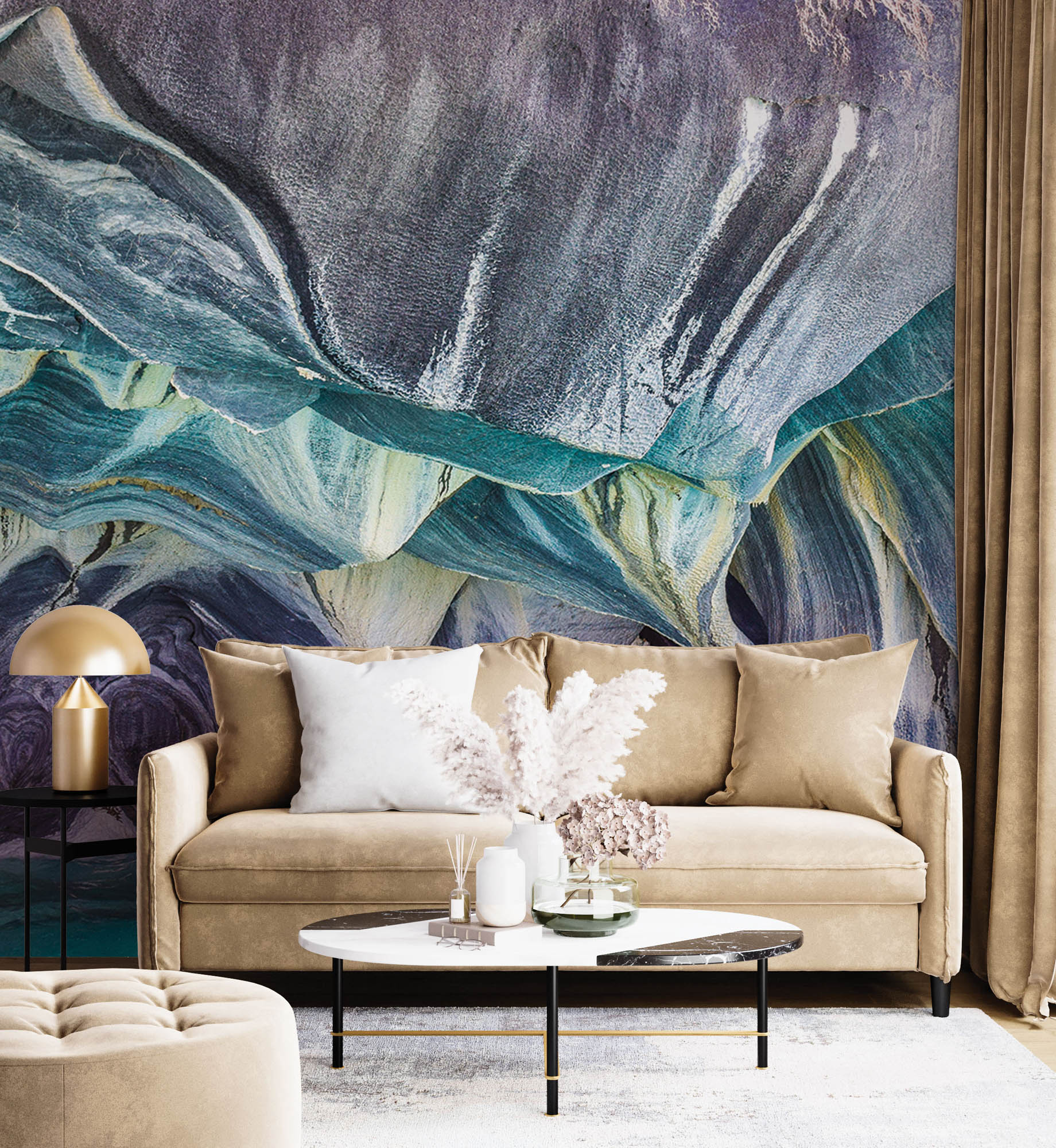 Grot van marmer - LW00294 Fotobehang