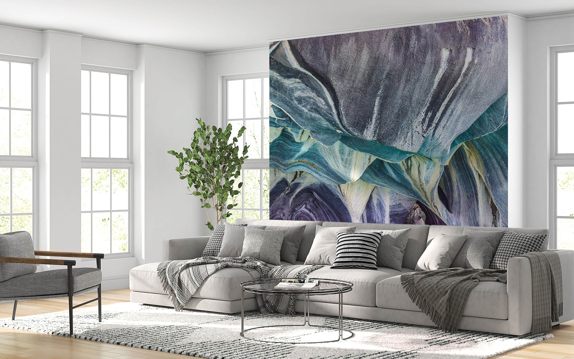 Grot van marmer - LW00294 Fotobehang