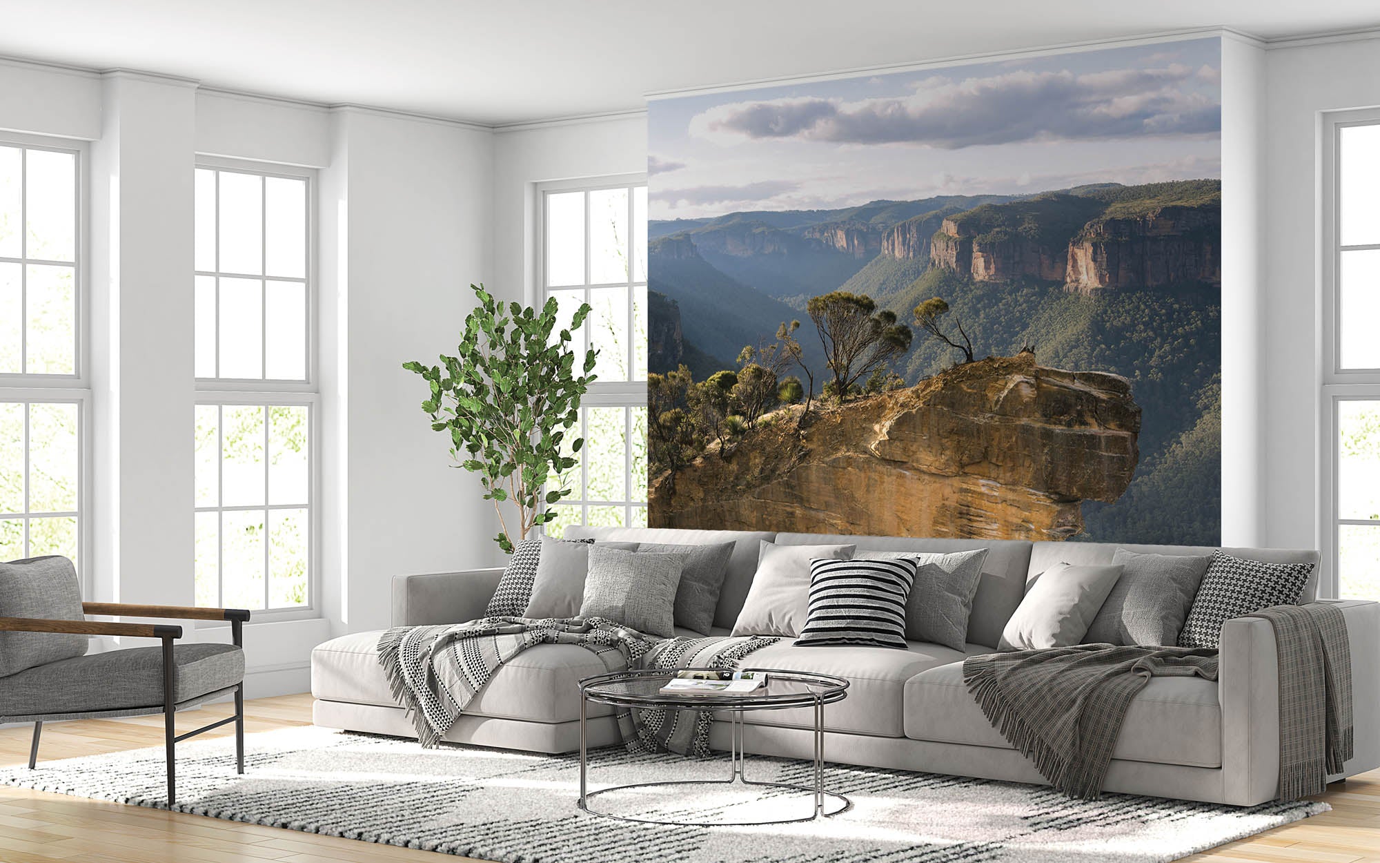 Hangend stuk Rots - LW00143 Fotobehang