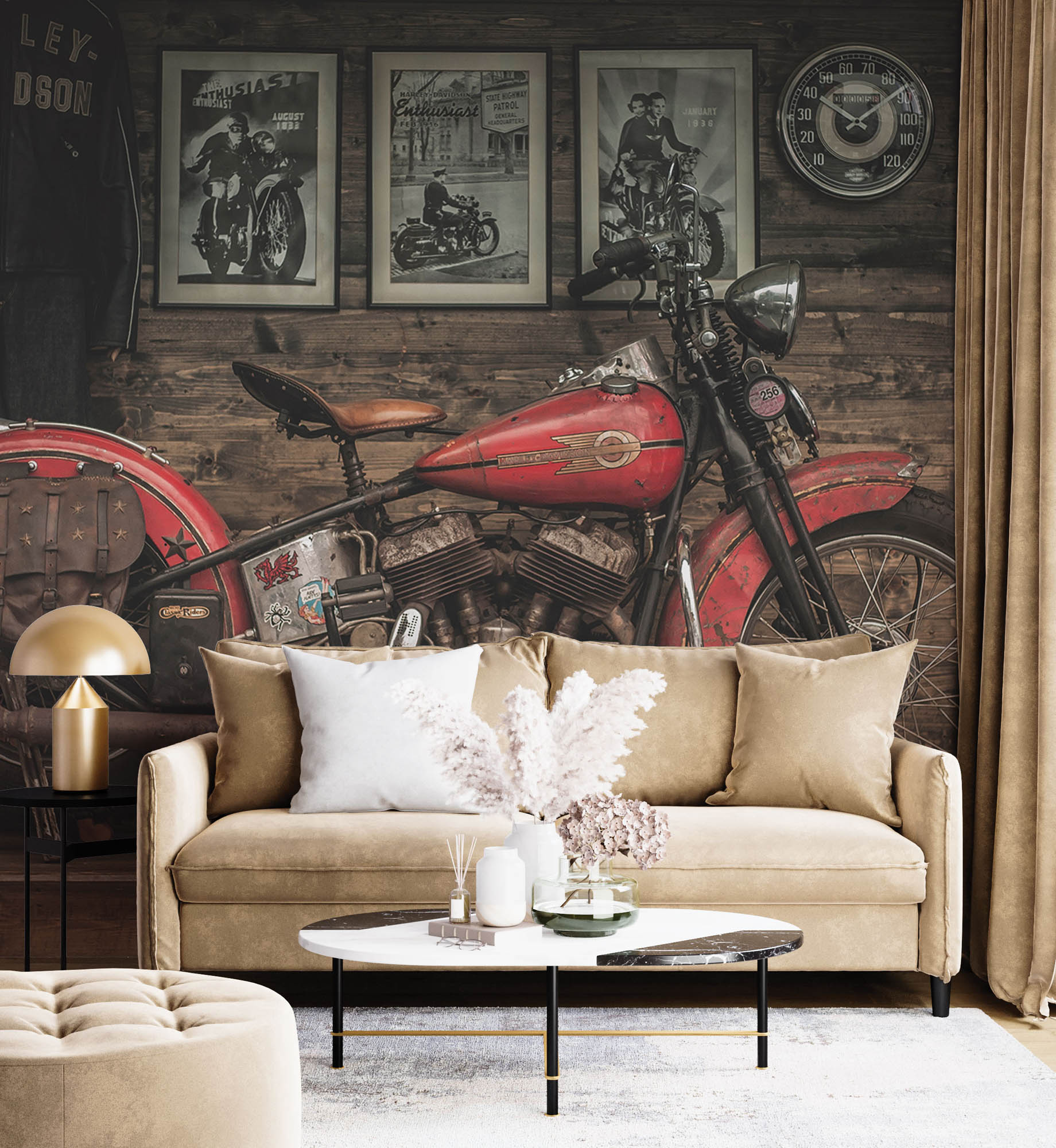 Harley-Davidson - LW00439 Fotobehang