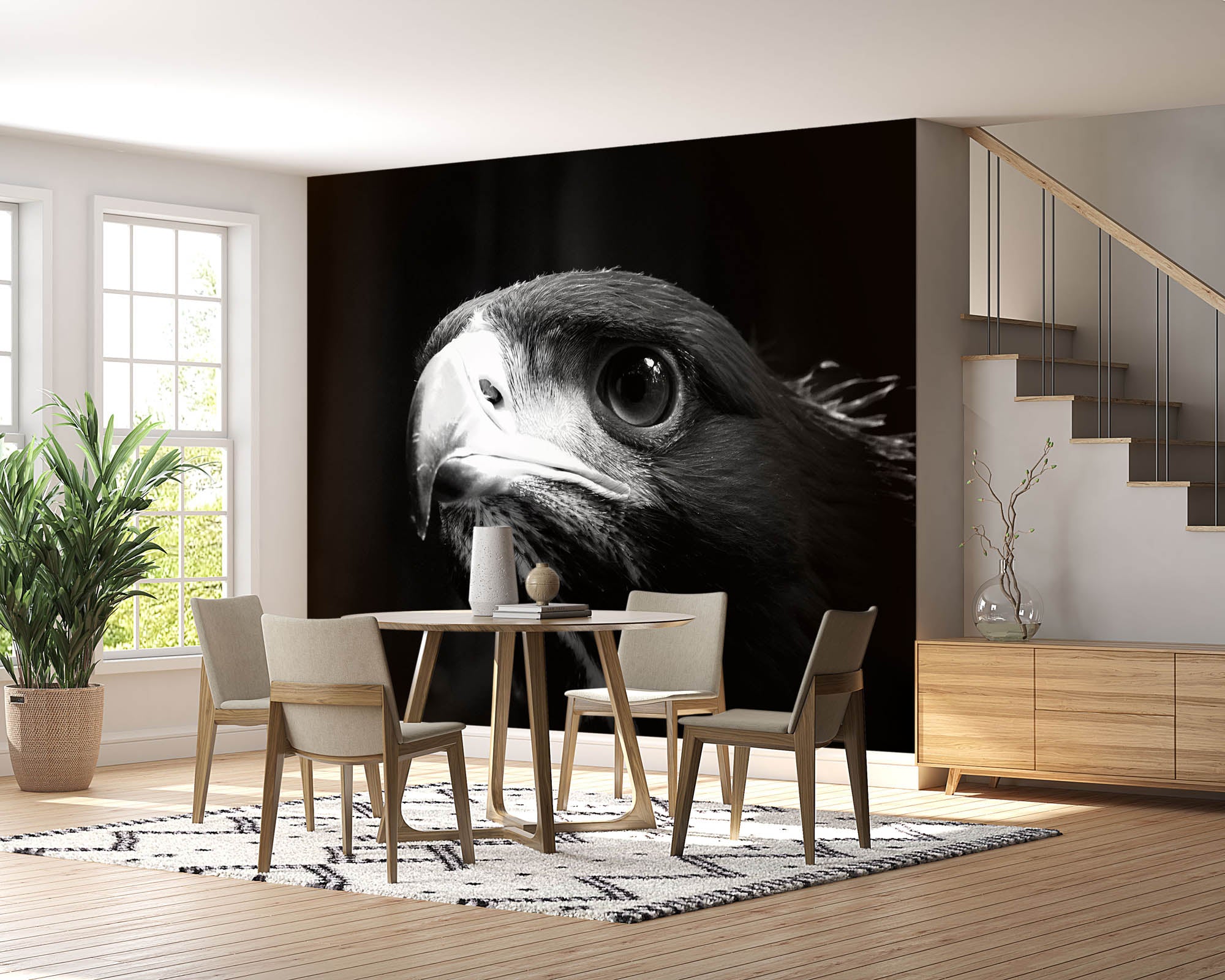 Hoofd steenarend - LW00203 Fotobehang