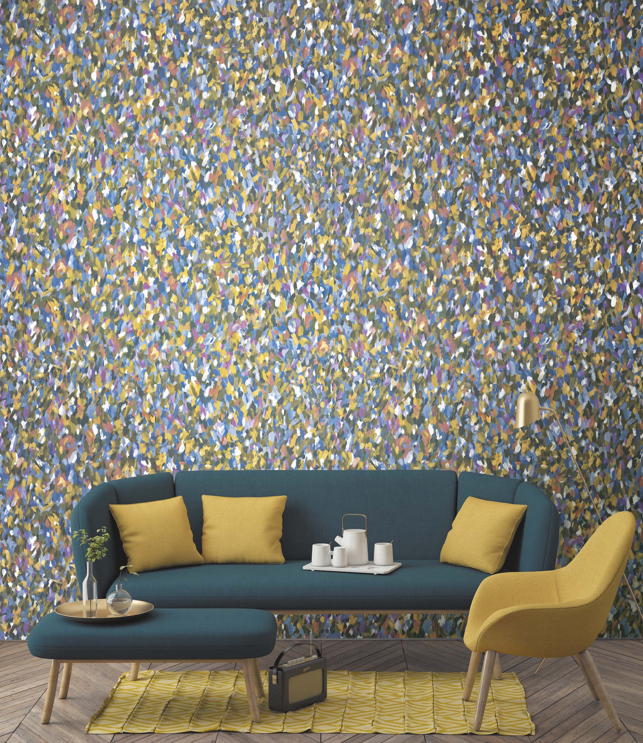 Hooked on Walls Academy Blumen 25650 Behang