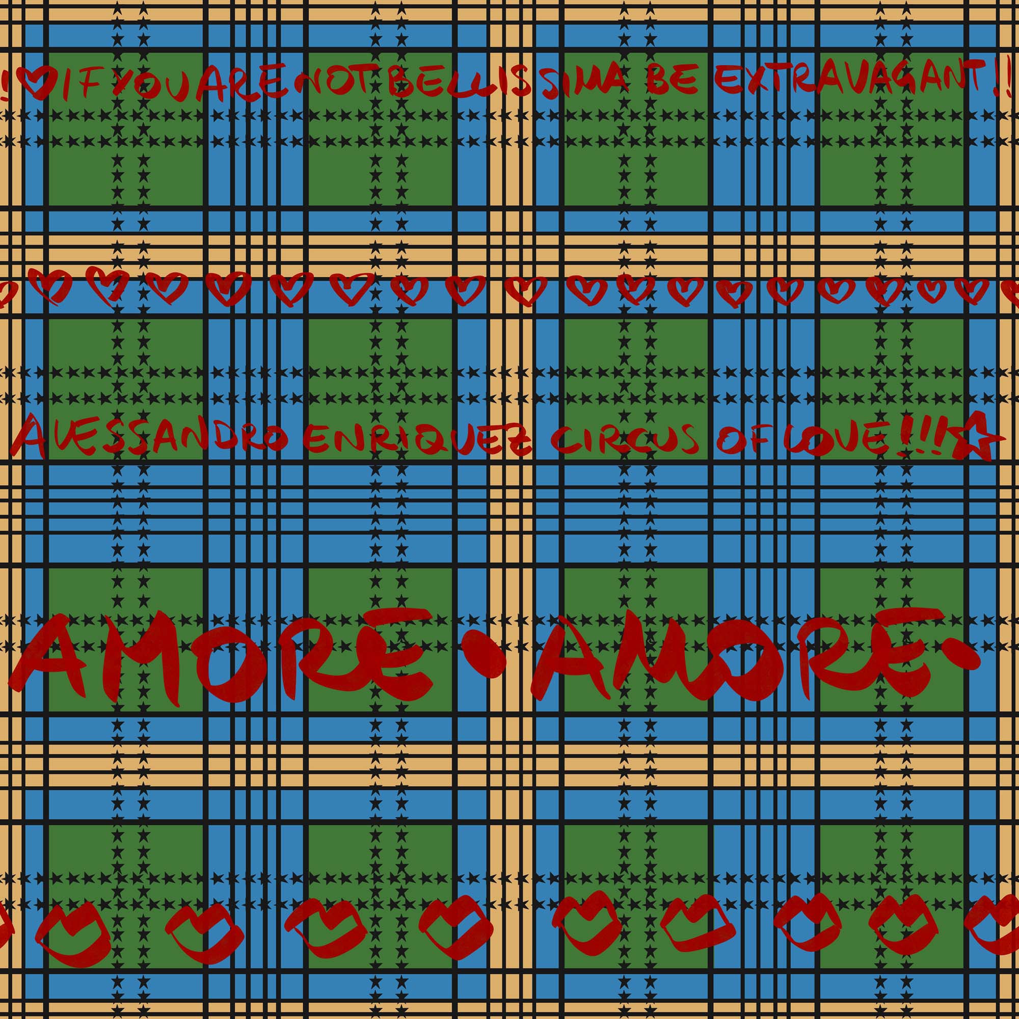 Hooked on Walls Enriquezland Amore Check 25513 Behang
