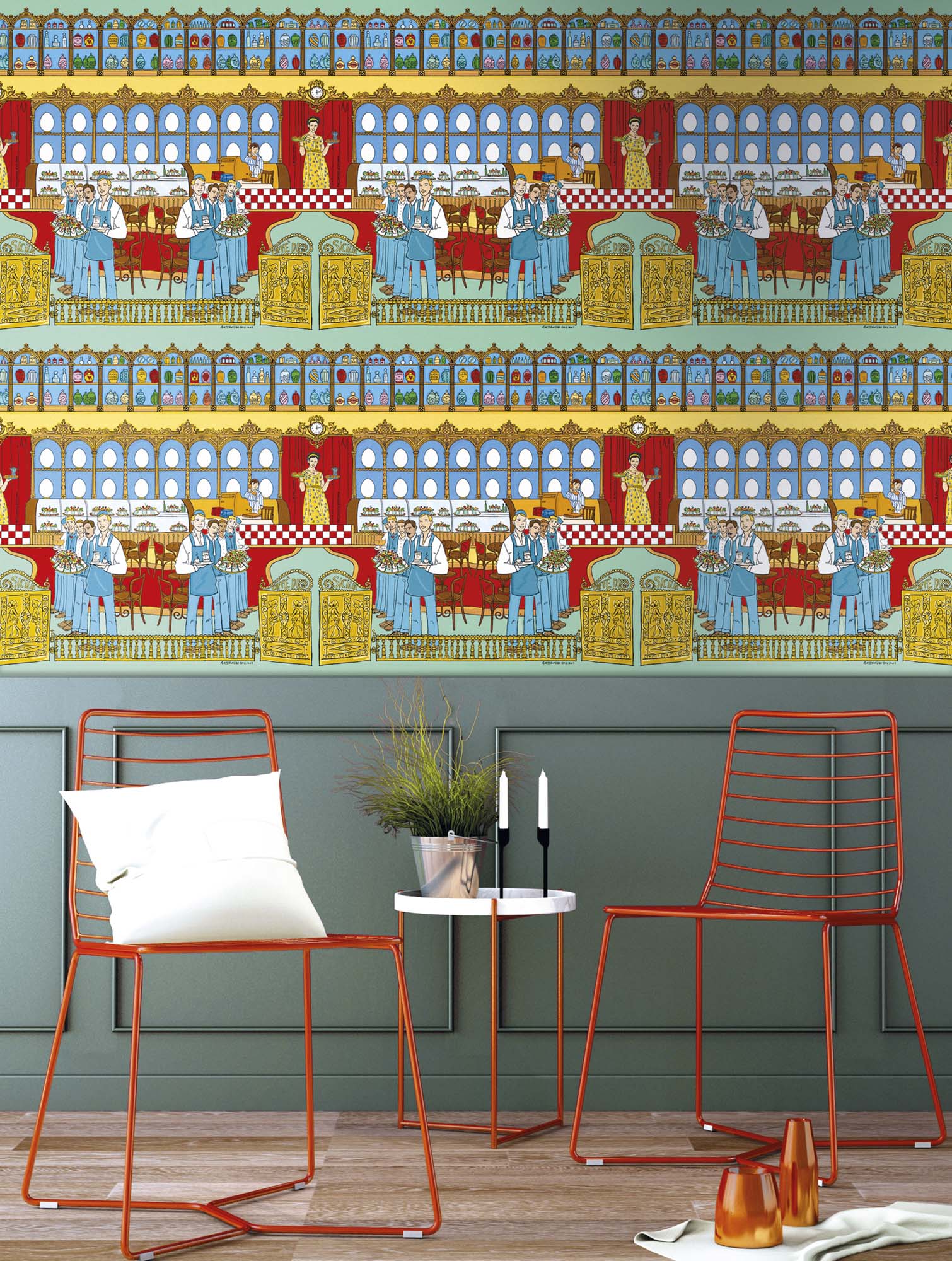 Hooked on Walls Enriquezland Pasticceria 25534 Behang