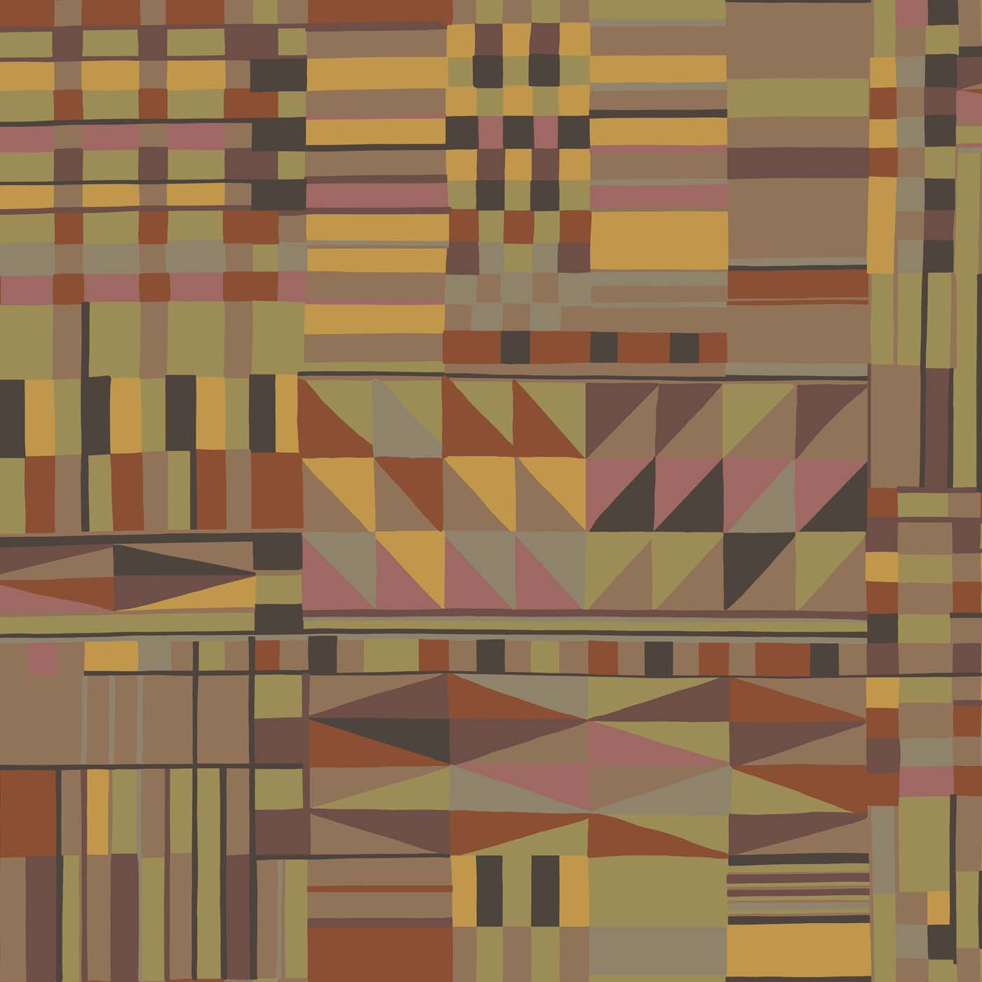 Hooked on Walls Linen Lyrics Tiebele 34761 Behang