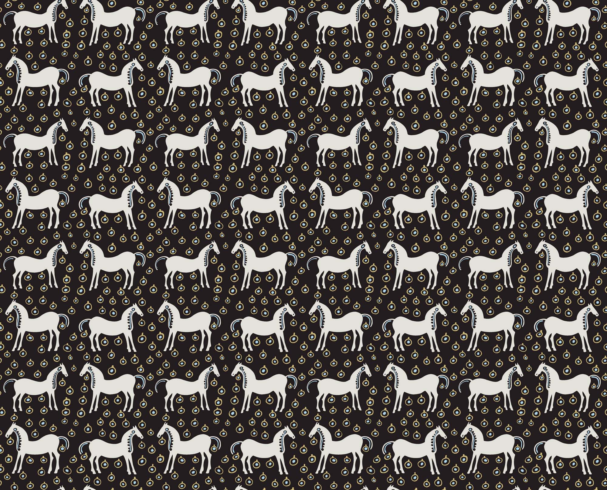 Hooked on Walls Marimekko Volume 06 Musta Tamma 25170 Behang