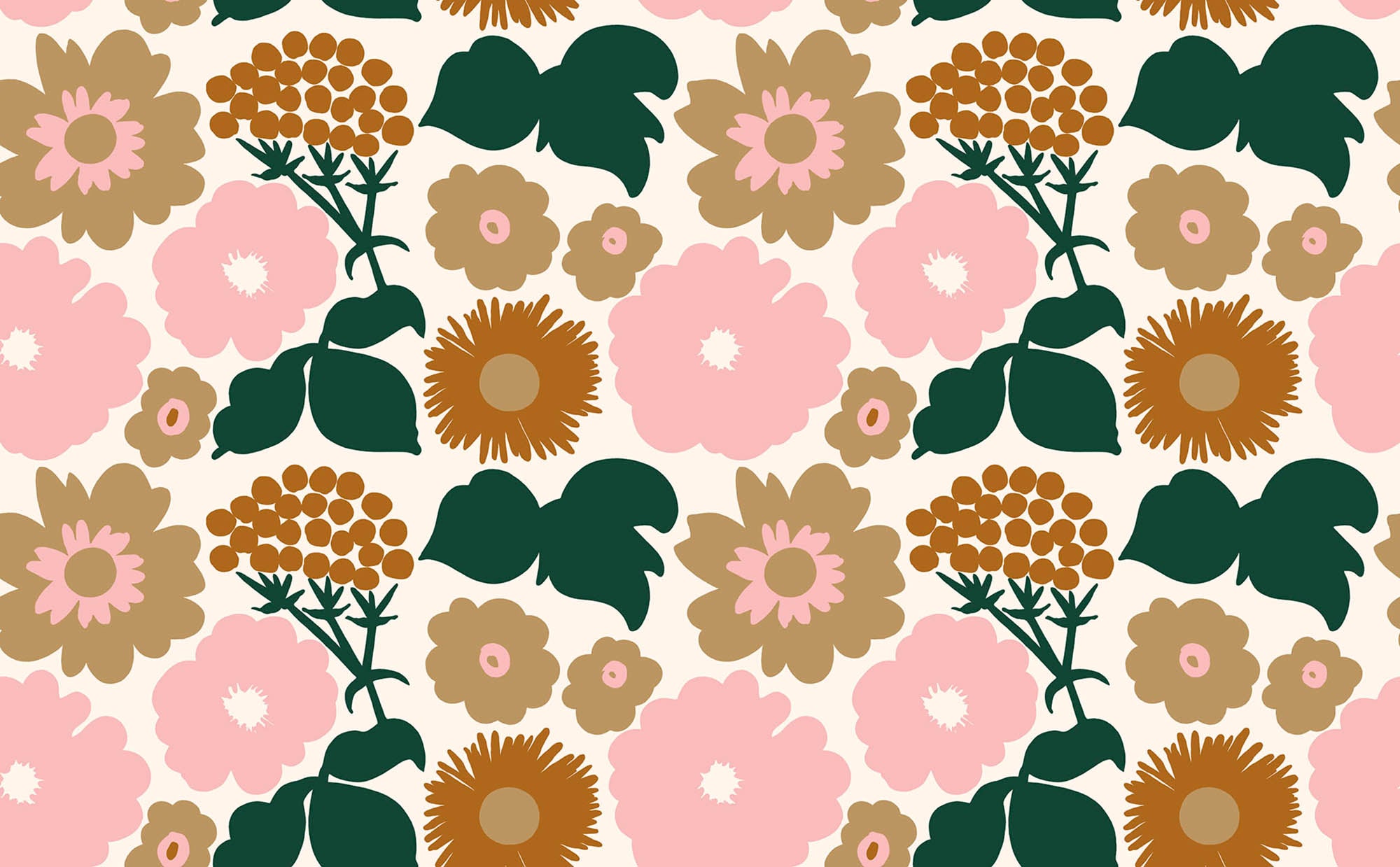 Hooked on Walls Marimekko Volume 07 Kukkatori 25930 Behang