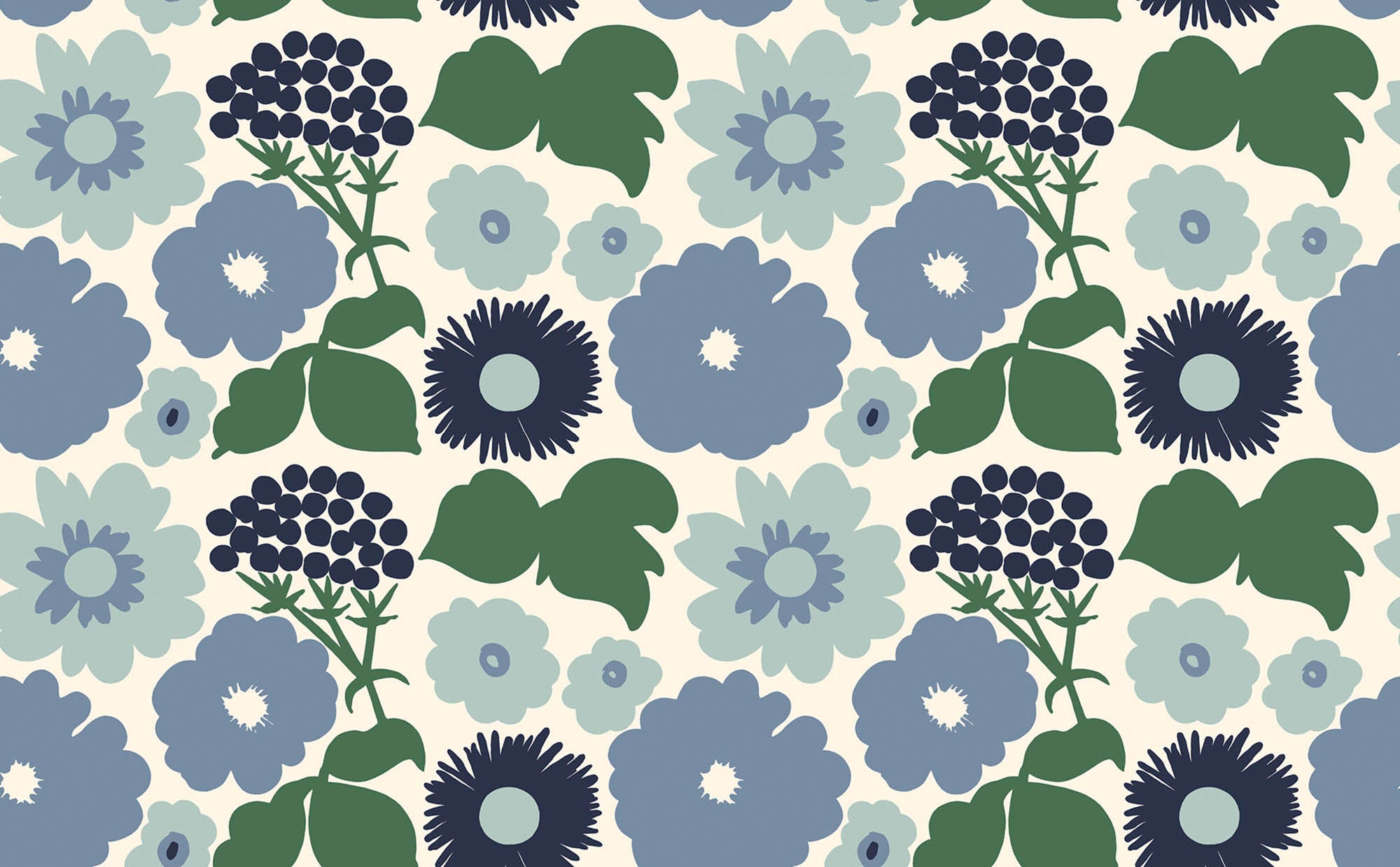 Hooked on Walls Marimekko Volume 07 Kukkatori 25931 Behang