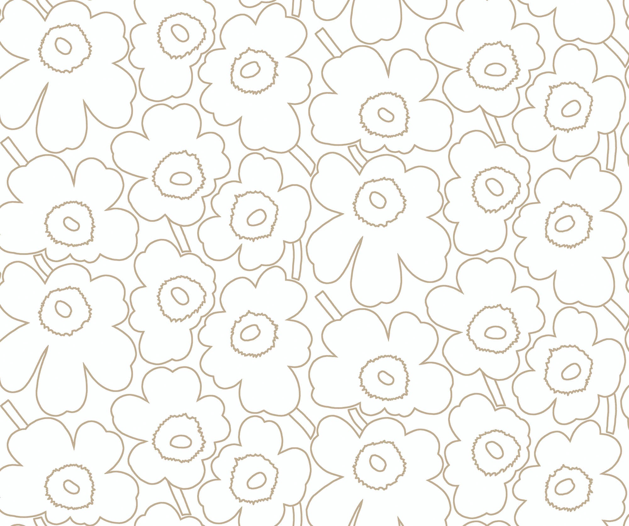 Hooked on Walls Marimekko Volume 07 Piirto Unikko 25914 Behang