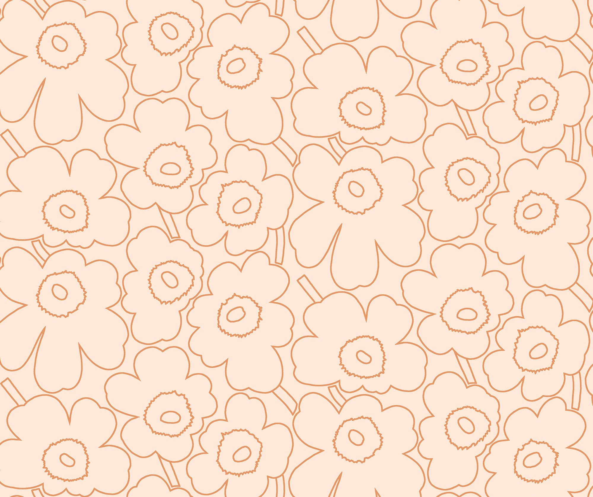 Hooked on Walls Marimekko Volume 07 Piirto Unikko 25915 Behang