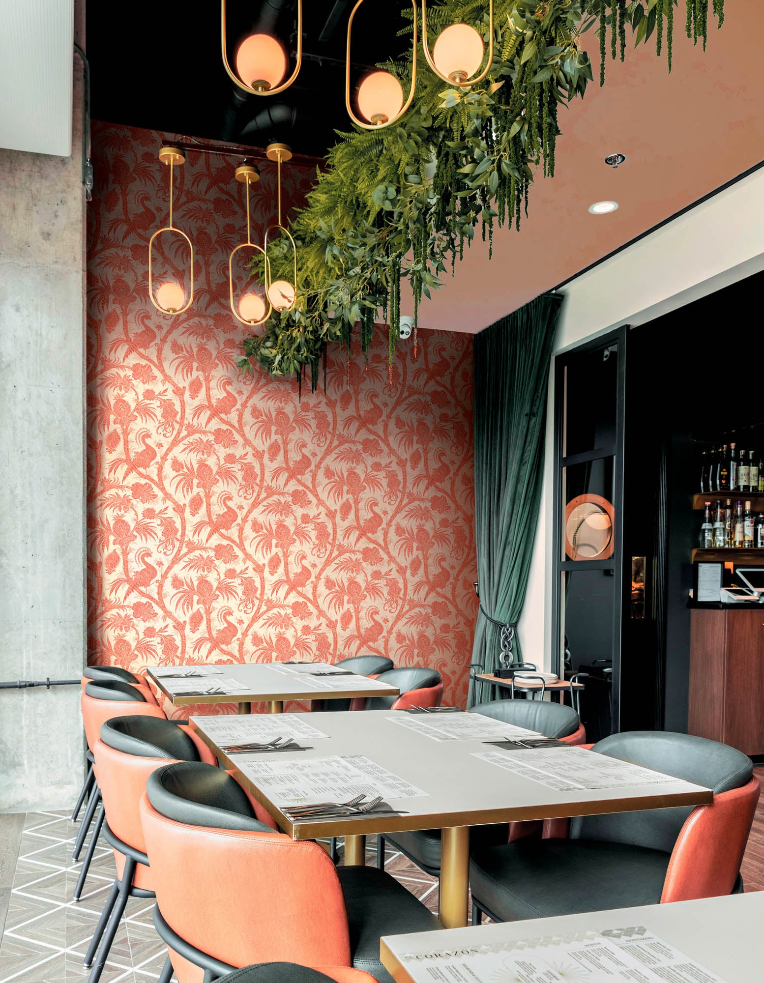 Hooked on Walls Scalamandré Balinese Peacock JV26043 Behang