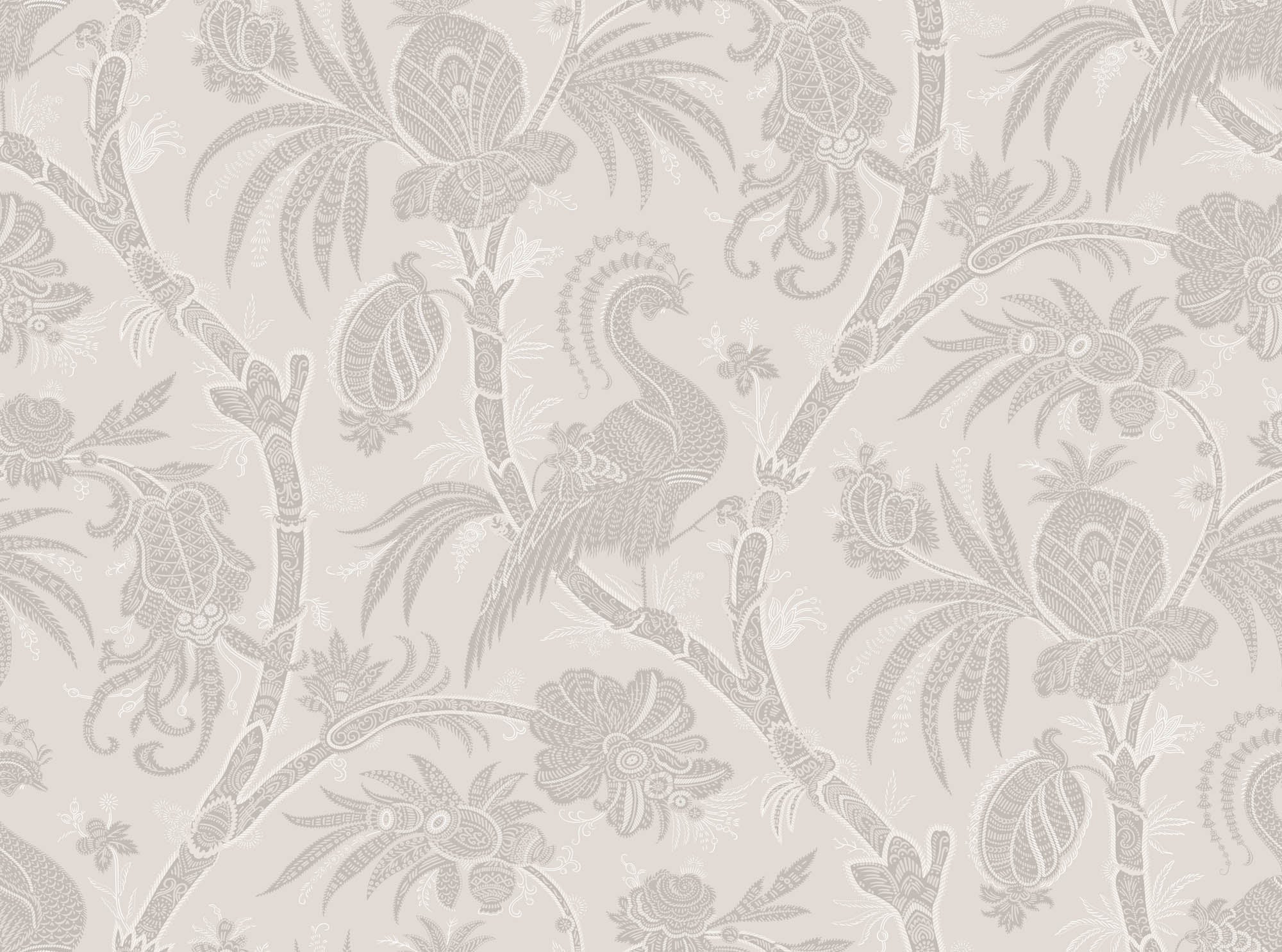 Hooked on Walls Scalamandré Balinese Peacock JV26044 Behang
