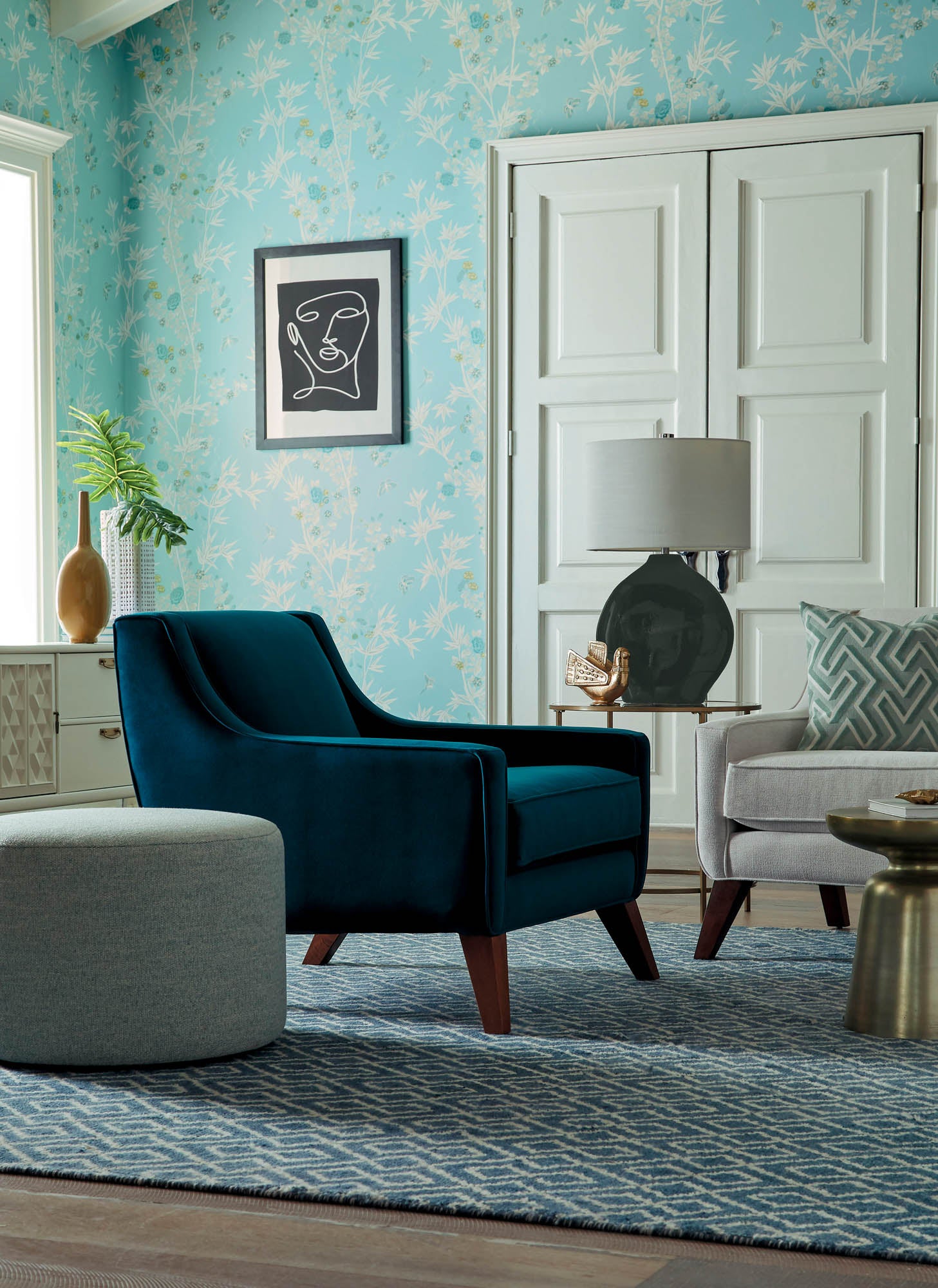 Hooked on Walls Scalamandré Jardin De Chine JV26058 Behang