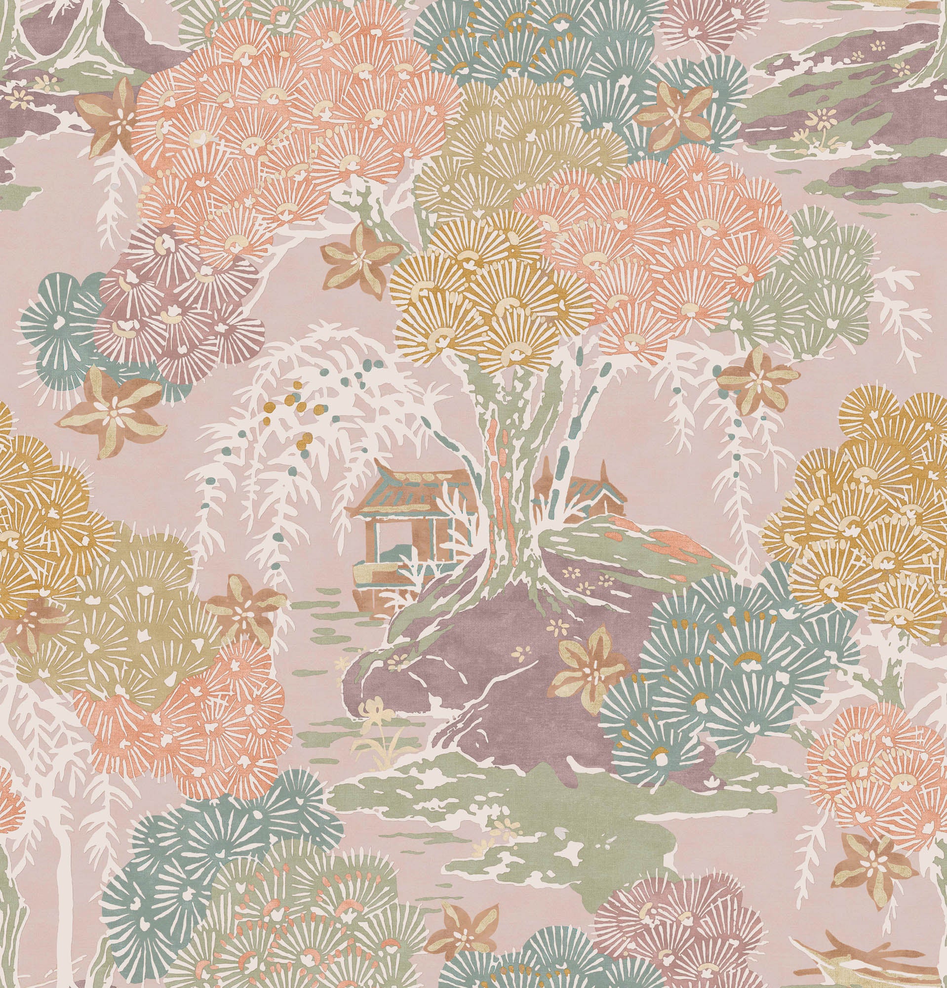 Hooked on Walls Scalamandré Sea Of Trees JV26032 Behang