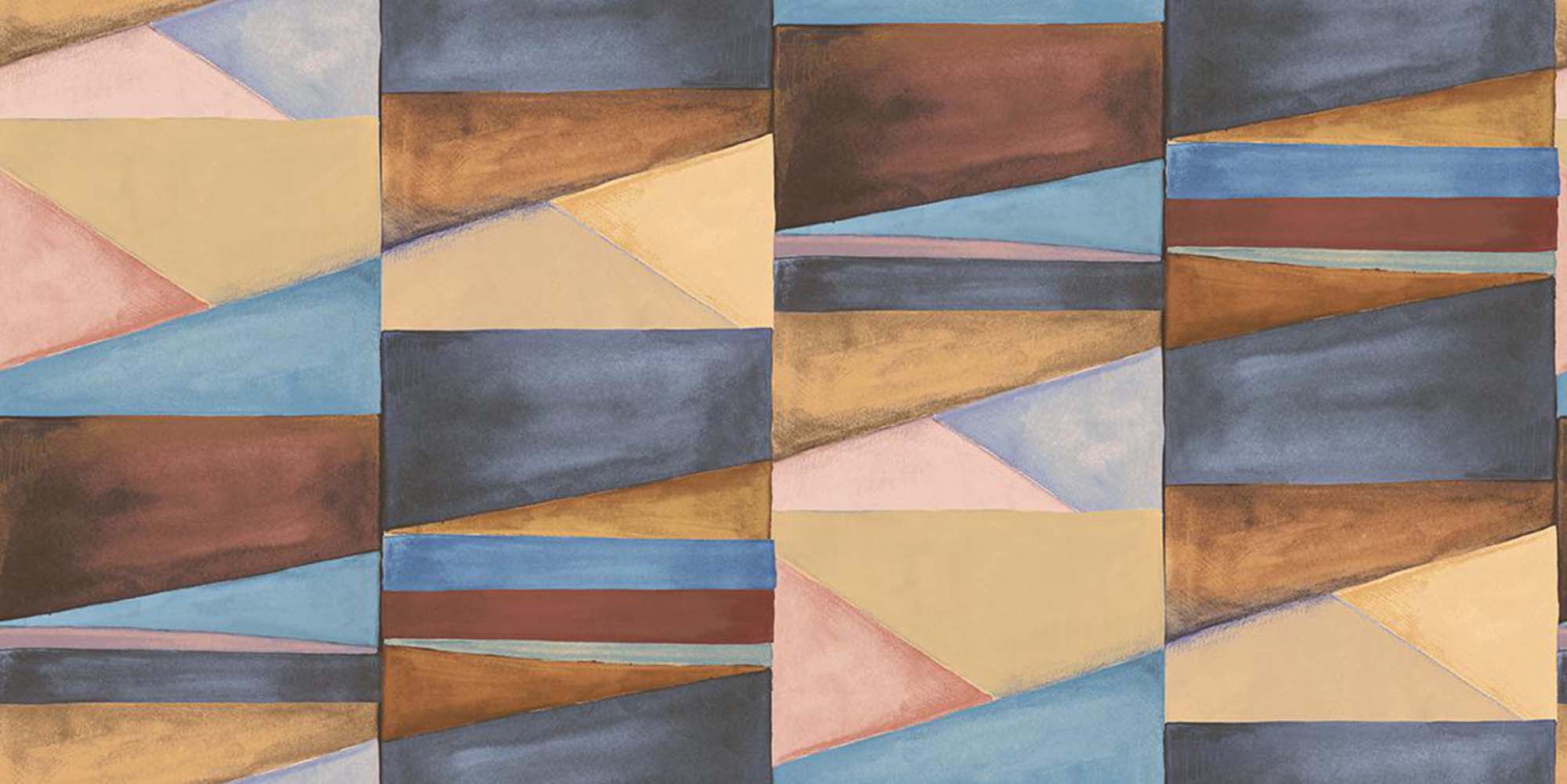 Hooked on Walls Silhouette Color Blocks 34830 Behang