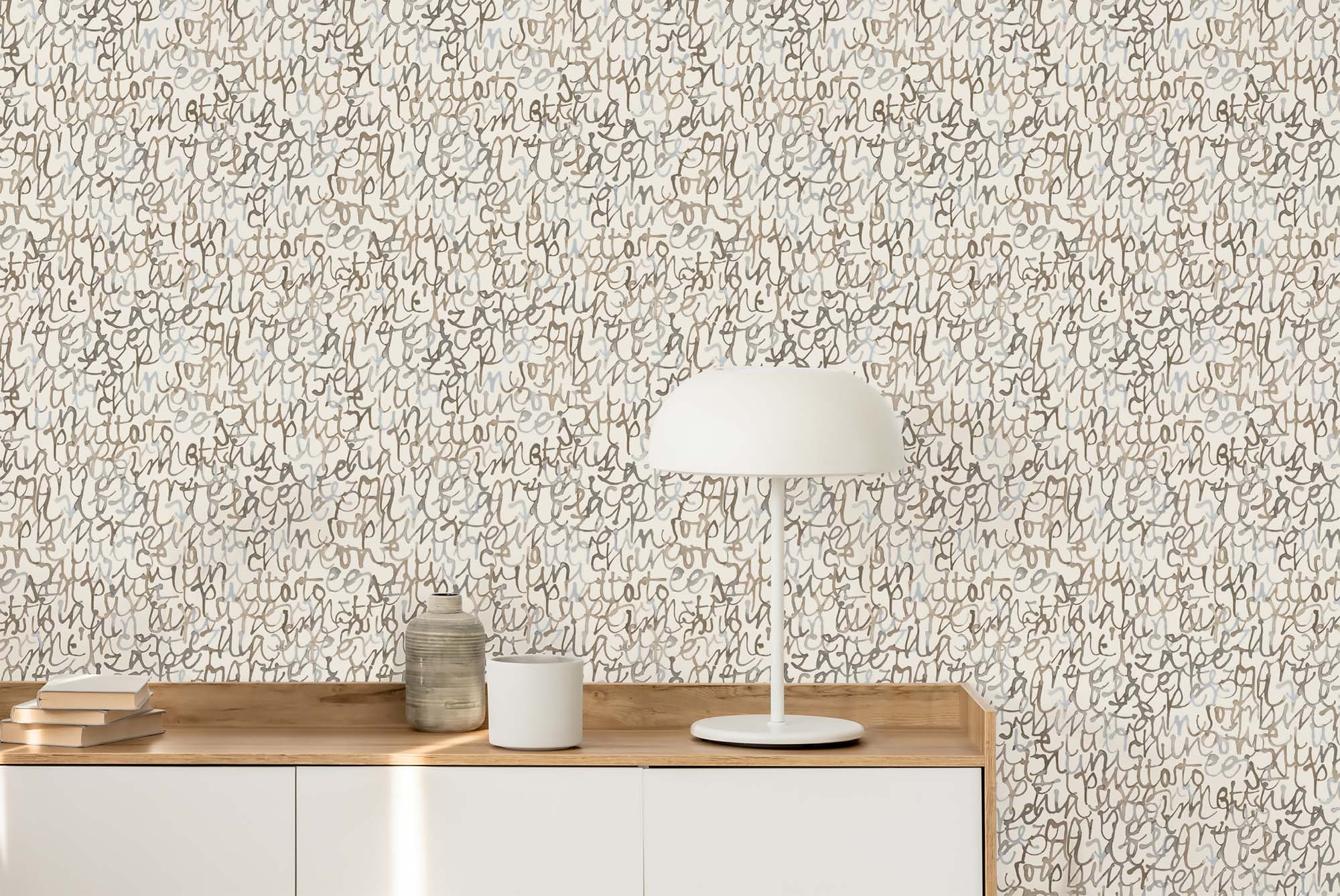 Hooked on Walls Silhouette Script 34863 Behang