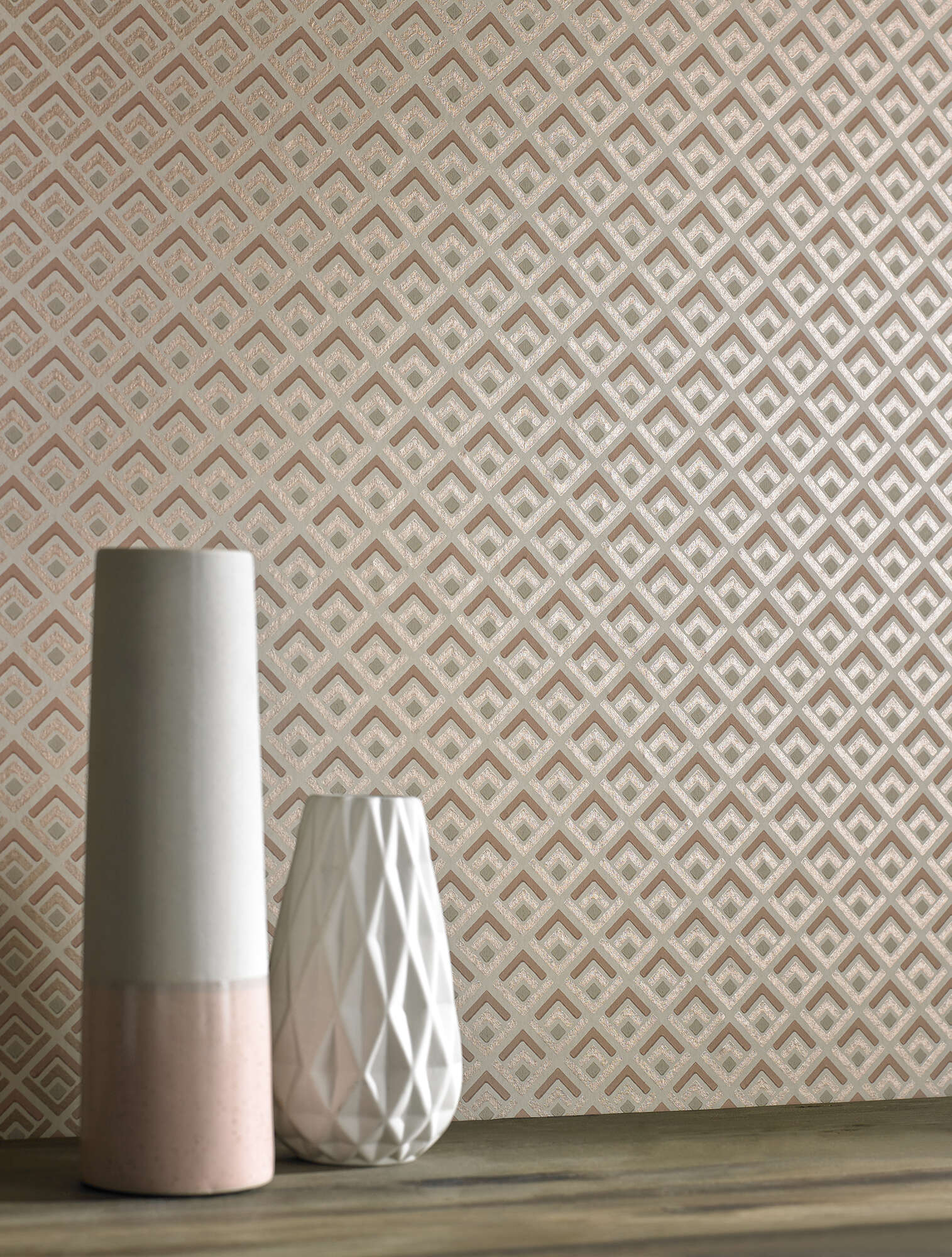 Hooked on Walls Soft Symmetry Geometric 68640 Behang