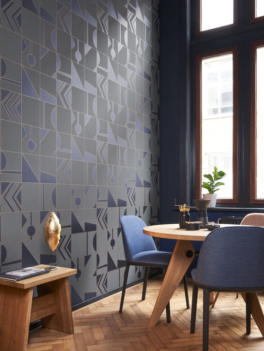 Hooked on Walls Tinted Tiles Groove 29043