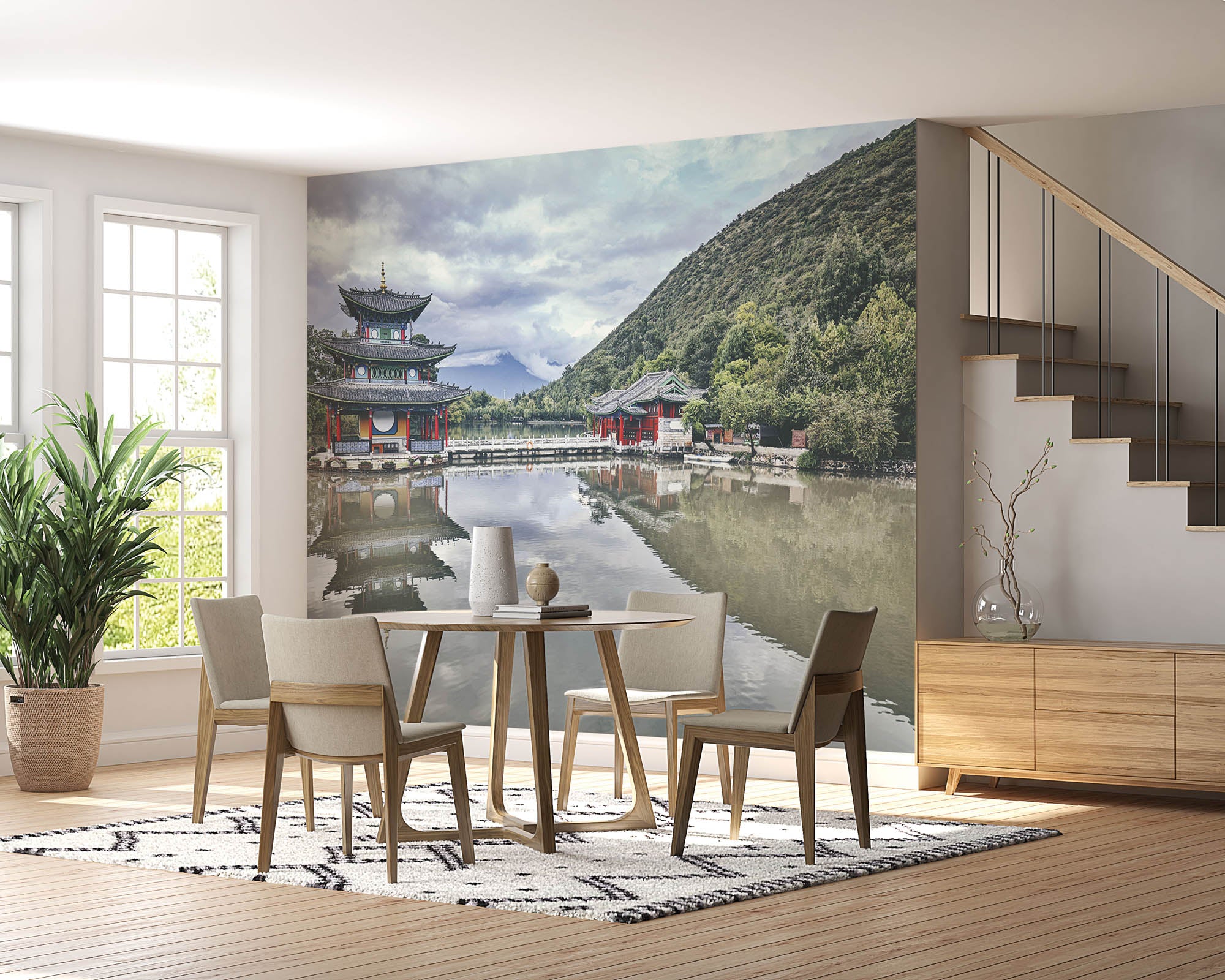 Jade Spring Park China - LW00090 Fotobehang