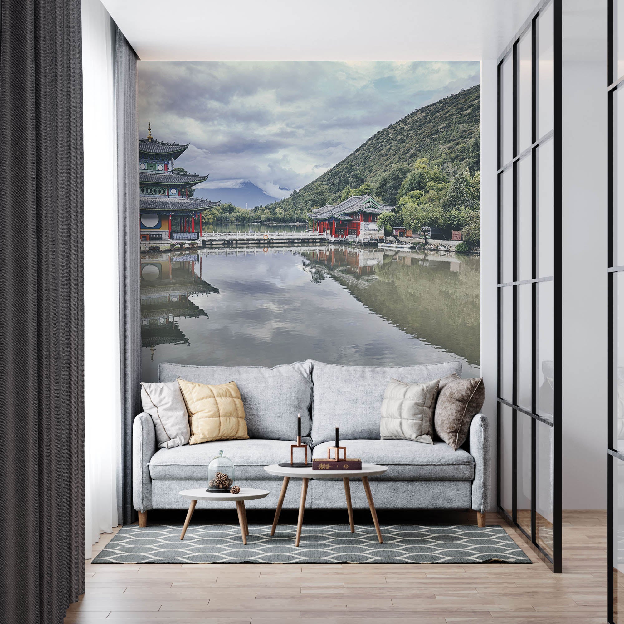 Jade Spring Park China - LW00090 Fotobehang