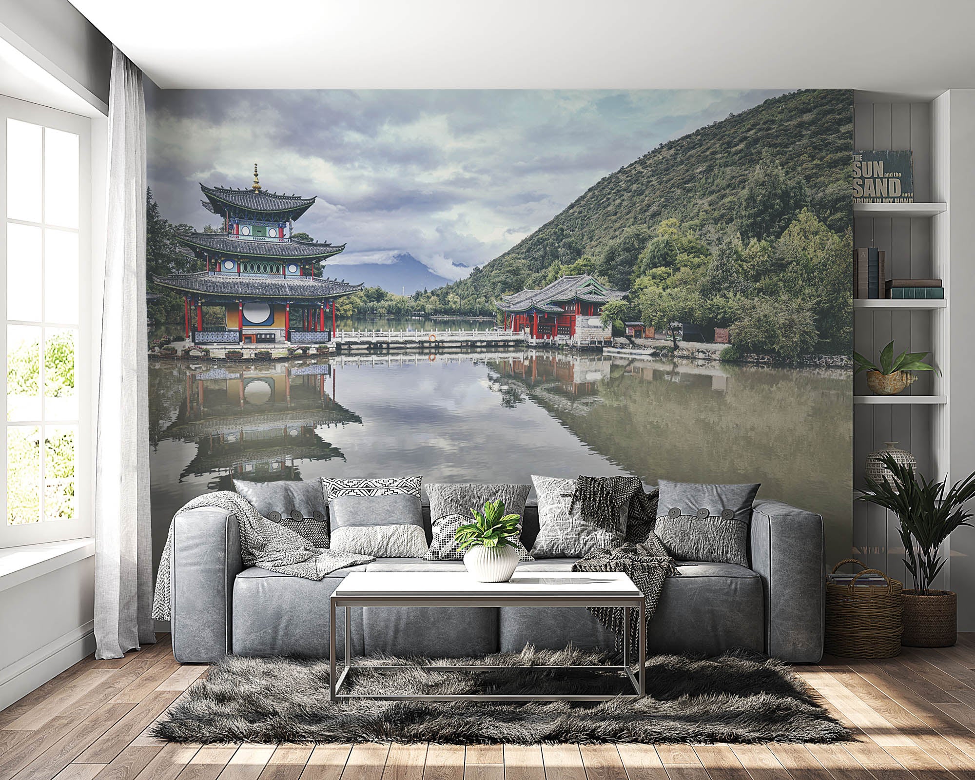 Jade Spring Park China - LW00090 Fotobehang