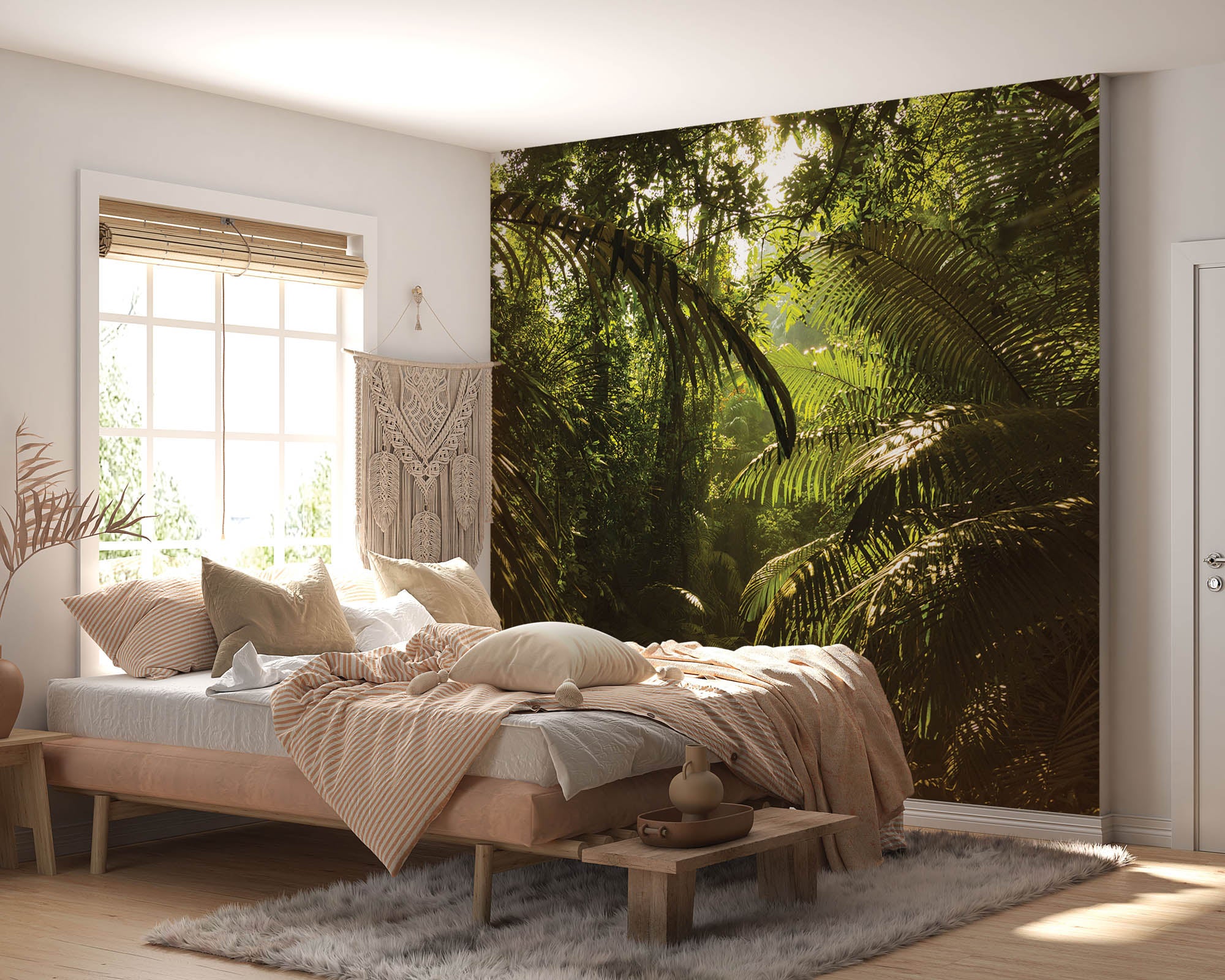 Jungle in berggebied - LW00282 Fotobehang