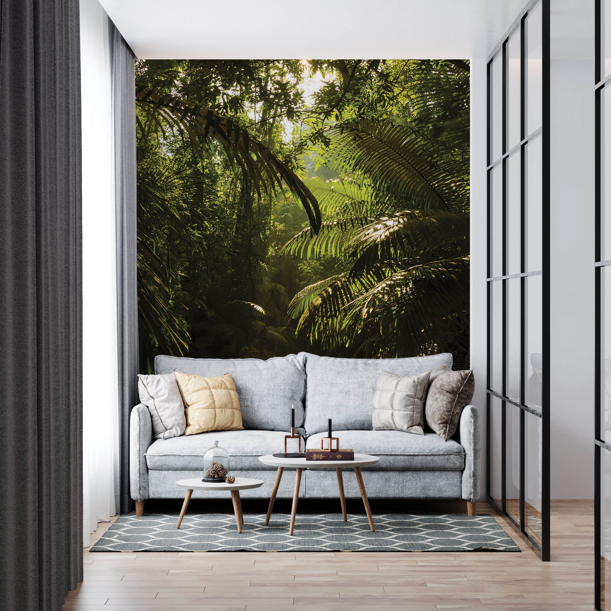 Jungle in berggebied - LW00282 Fotobehang