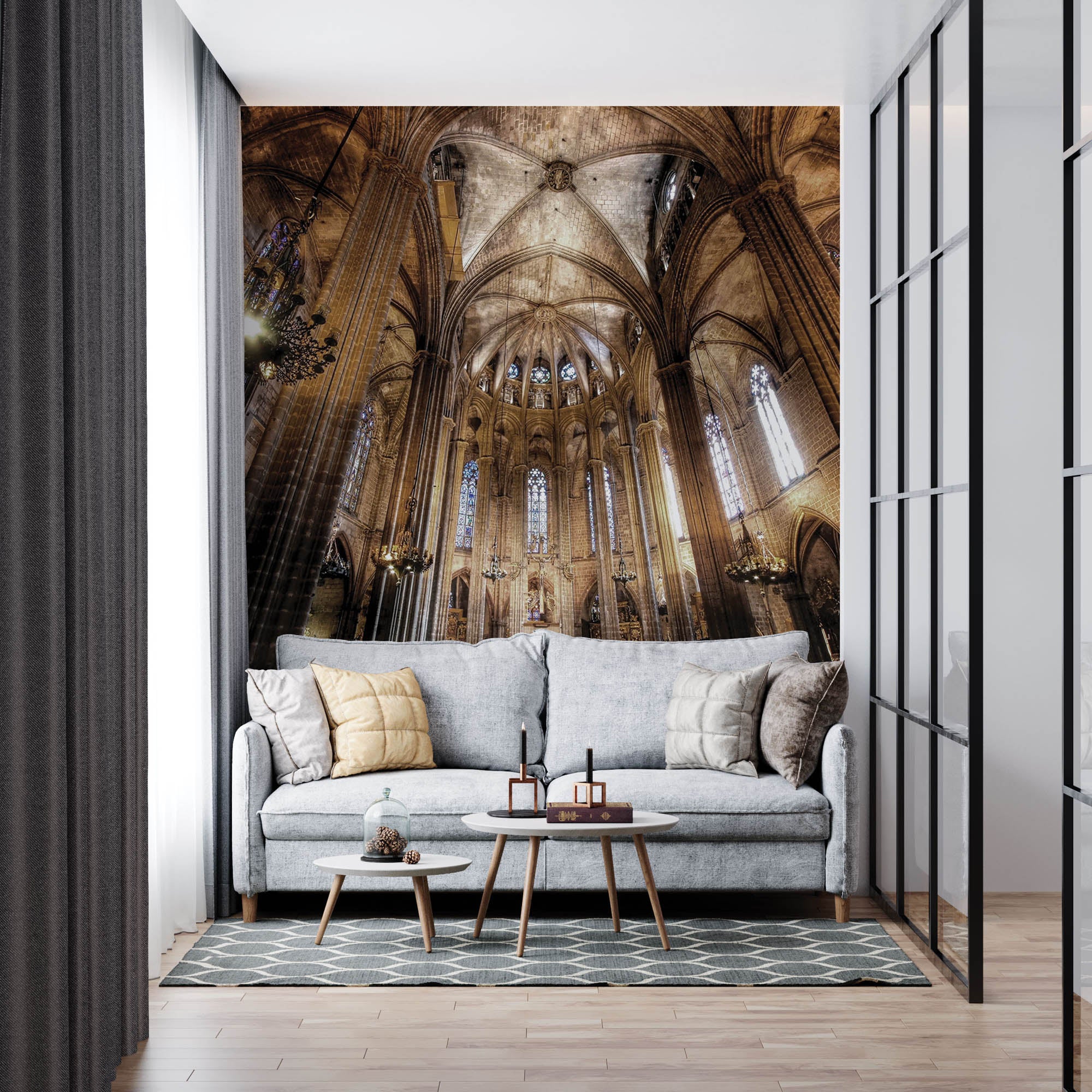 Kathedraal Santa Eulalia- LW00005 Fotobehang