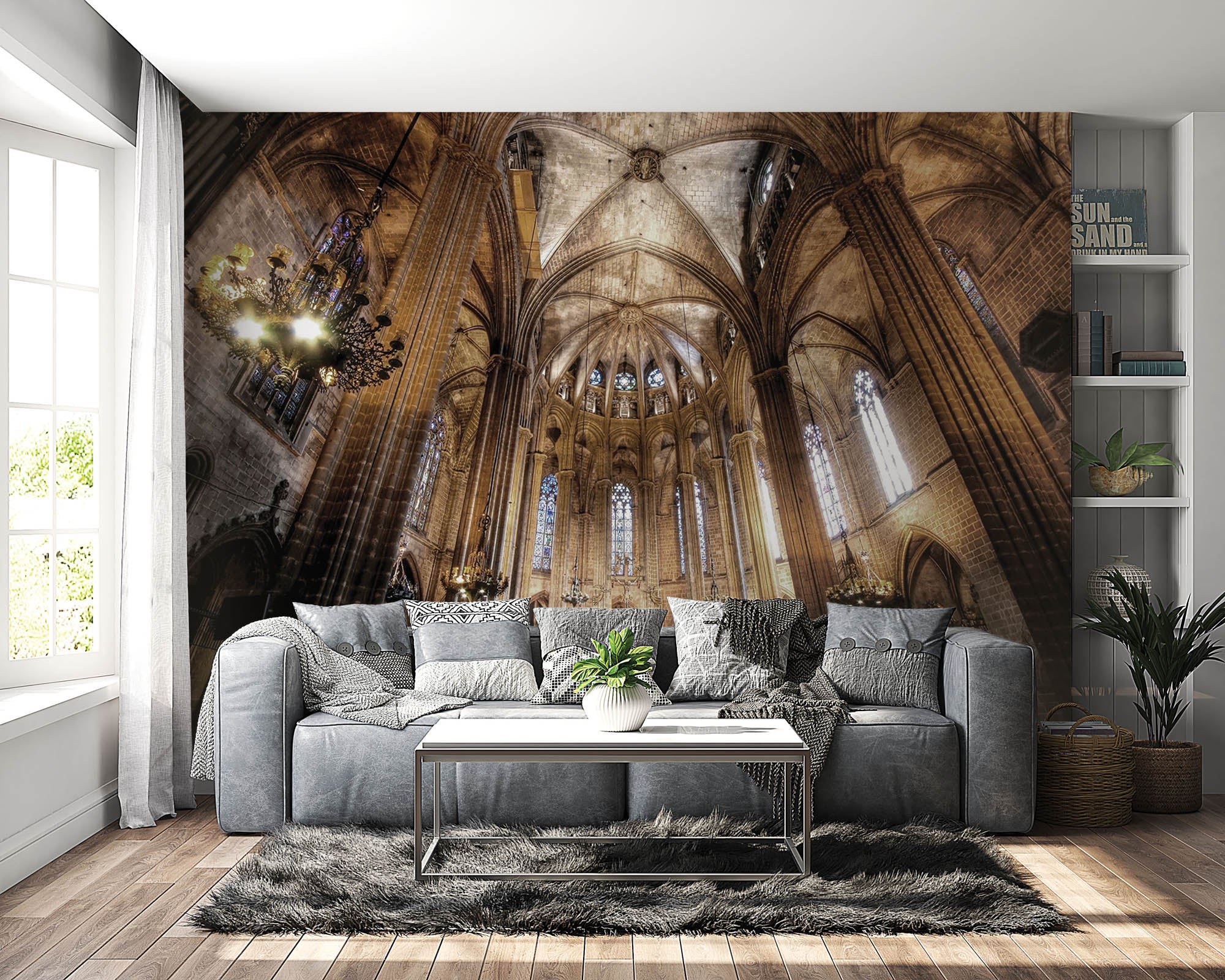 Kathedraal Santa Eulalia- LW00005 Fotobehang